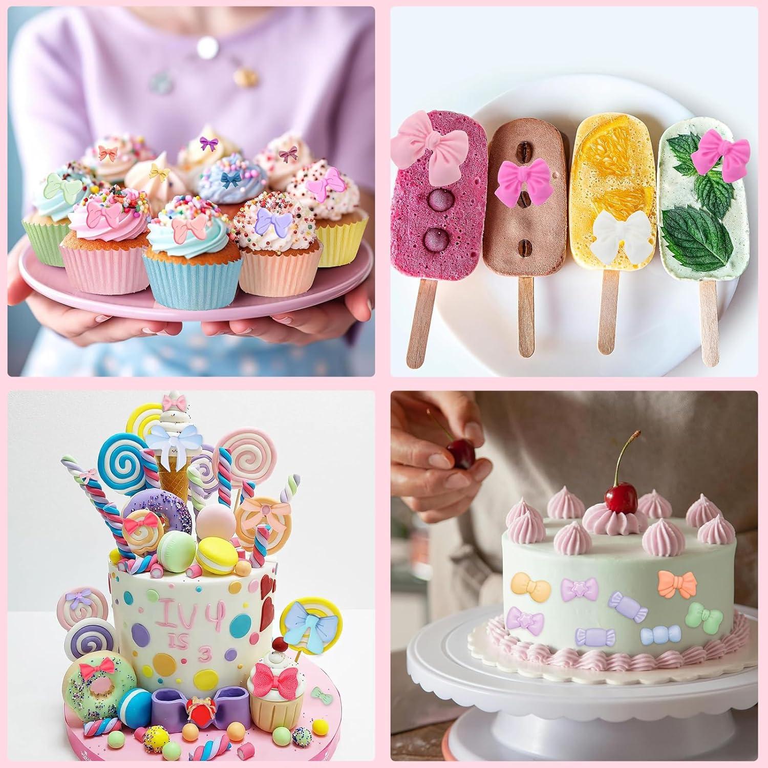 Moldes de Silicona para Chocolate OMDBAGD en Forma de Lazo