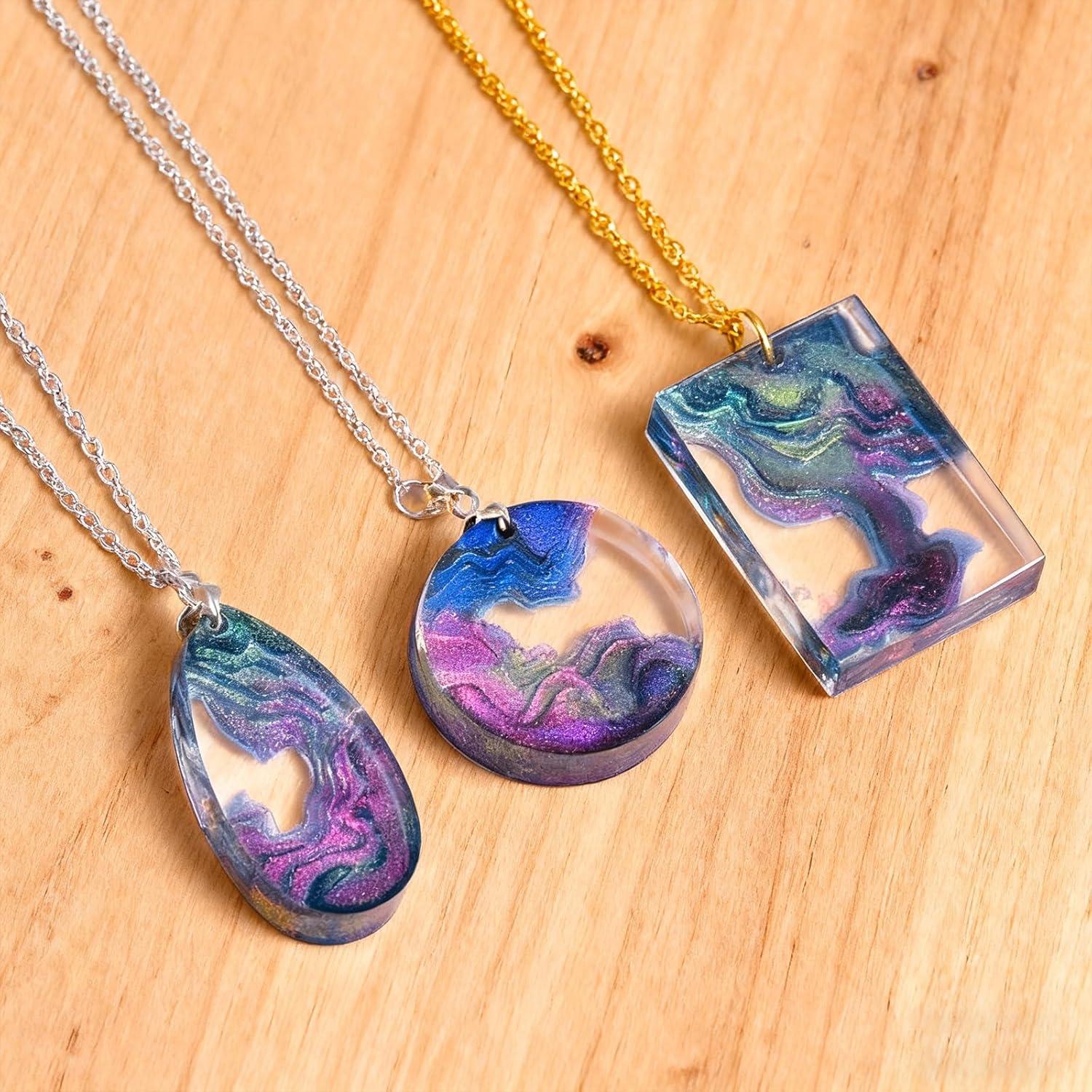 4 Moldes de Silicona para Joyería Exircy - Isla 3D