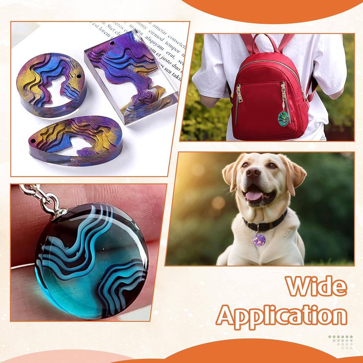 4 Moldes de Silicona para Joyería Exircy - Isla 3D