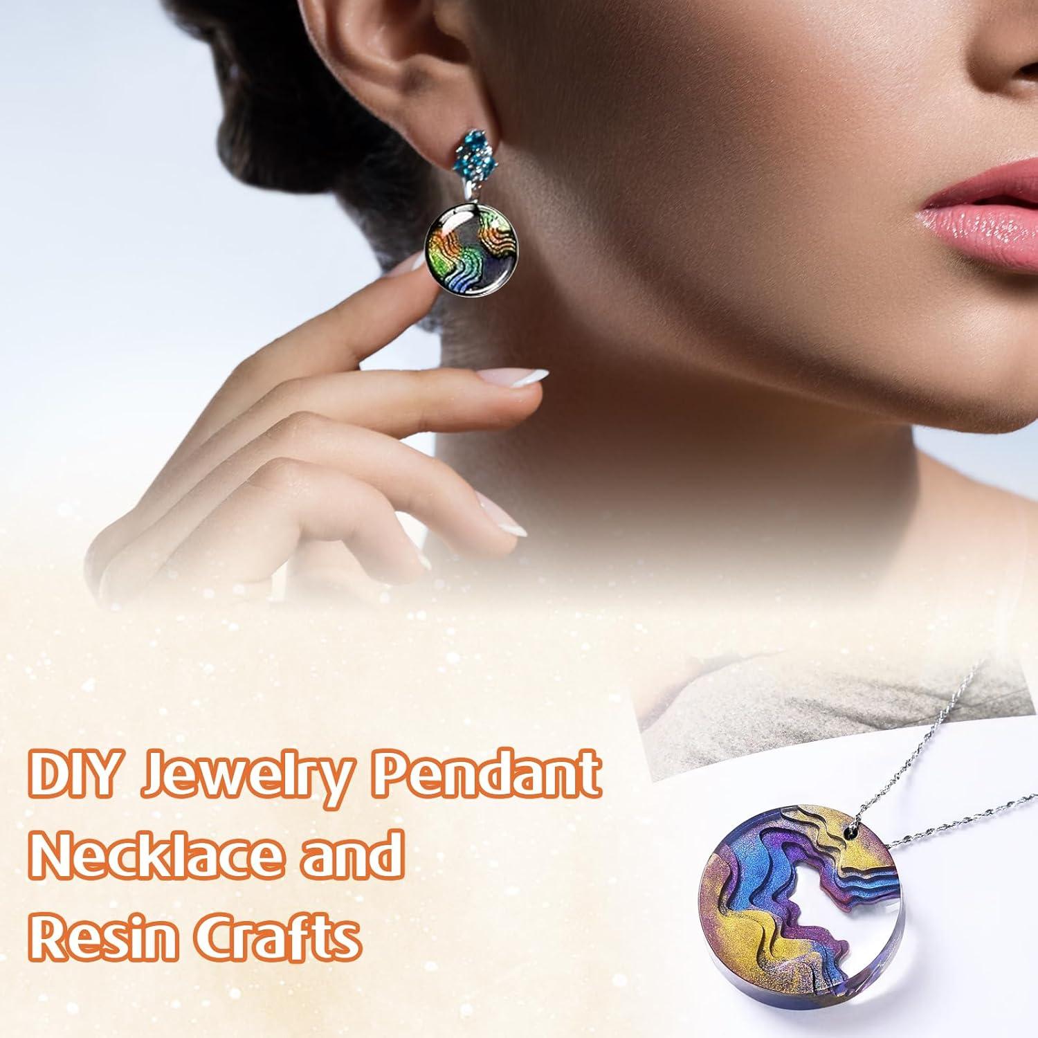 4 Moldes de Silicona para Joyería Exircy - Isla 3D