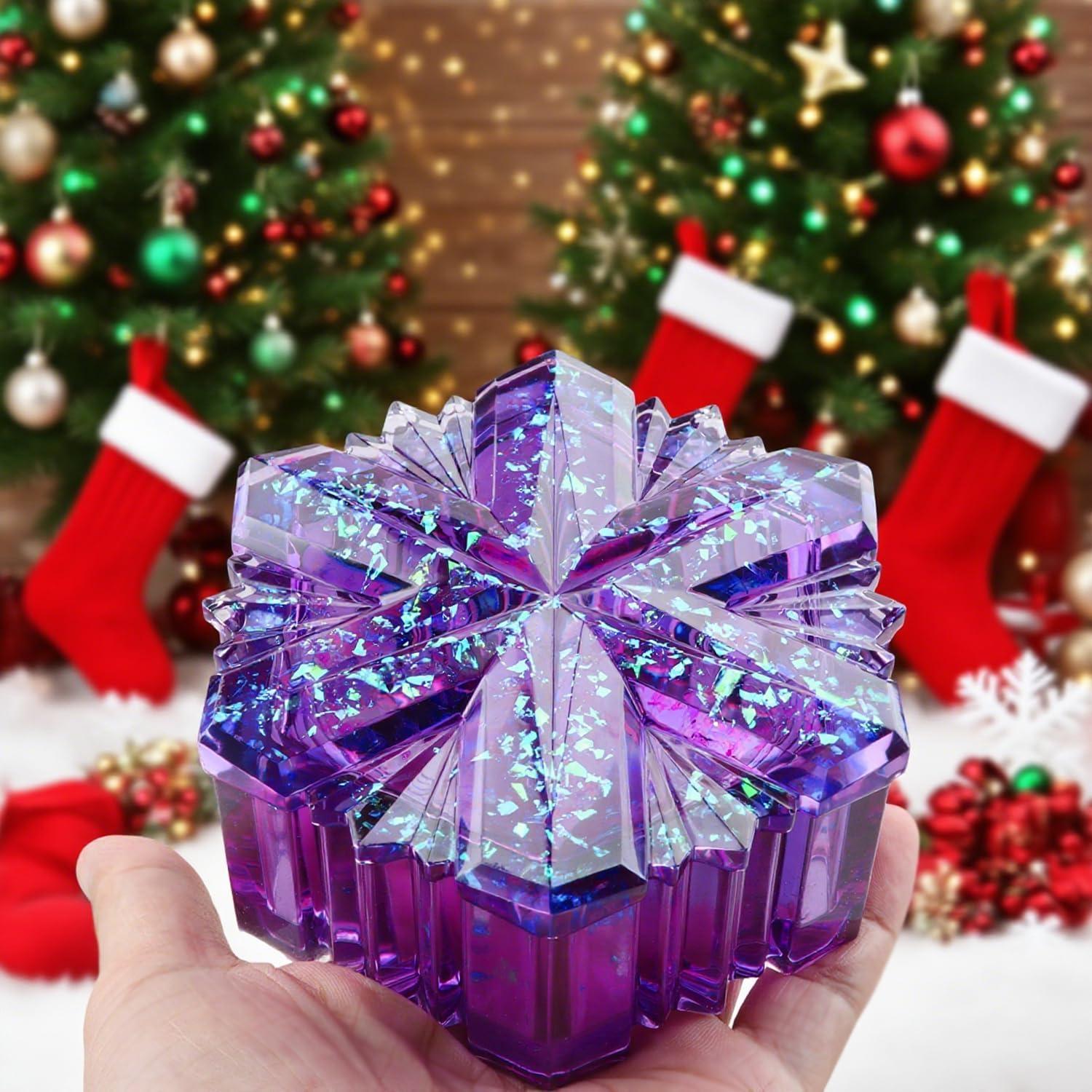 Molde de Silicona SHOSKY Copo de Nieve para Resina 5x10 cm