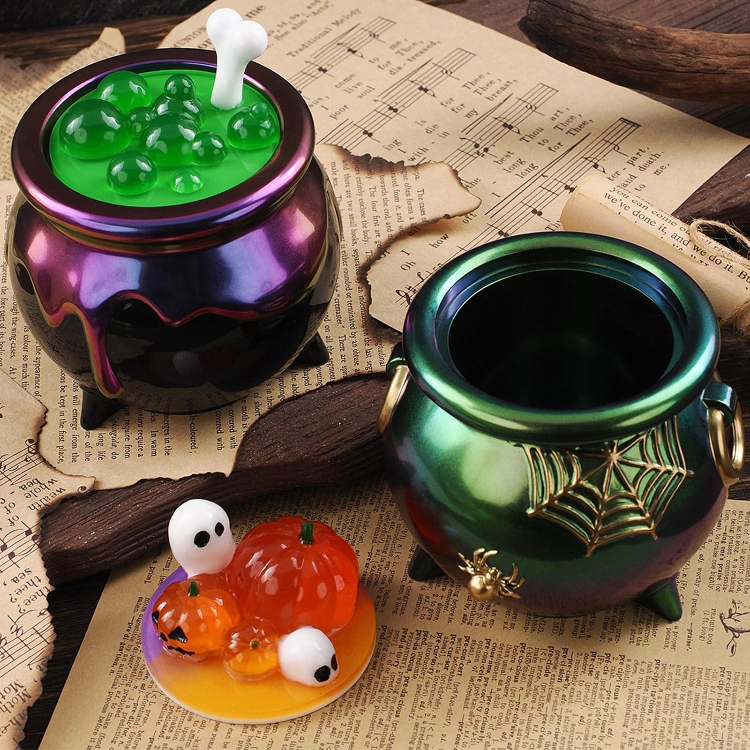 Molde de Resina de Caldero de Bruja Actvty 10.16 cm Halloween