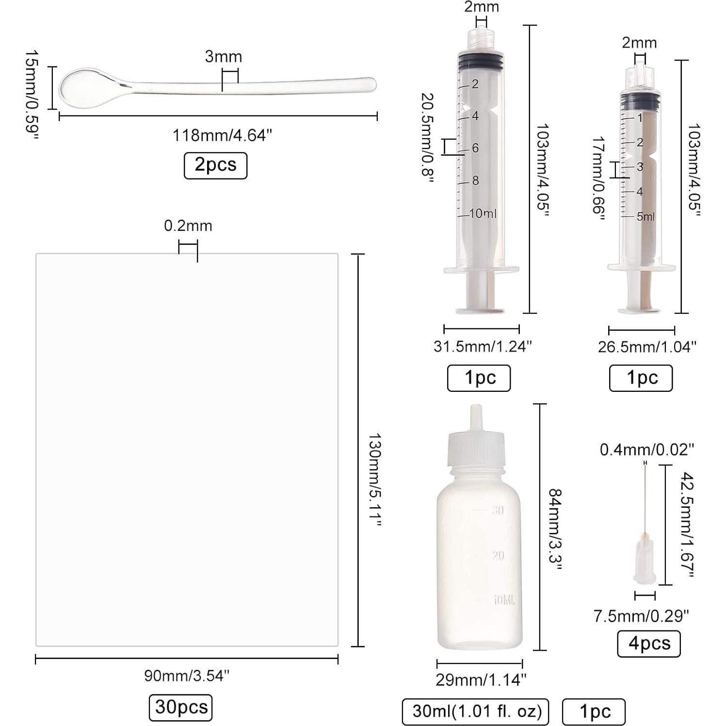 Conjunto de Películas de Sellado OLYCRAFT 39 Piezas para Resina