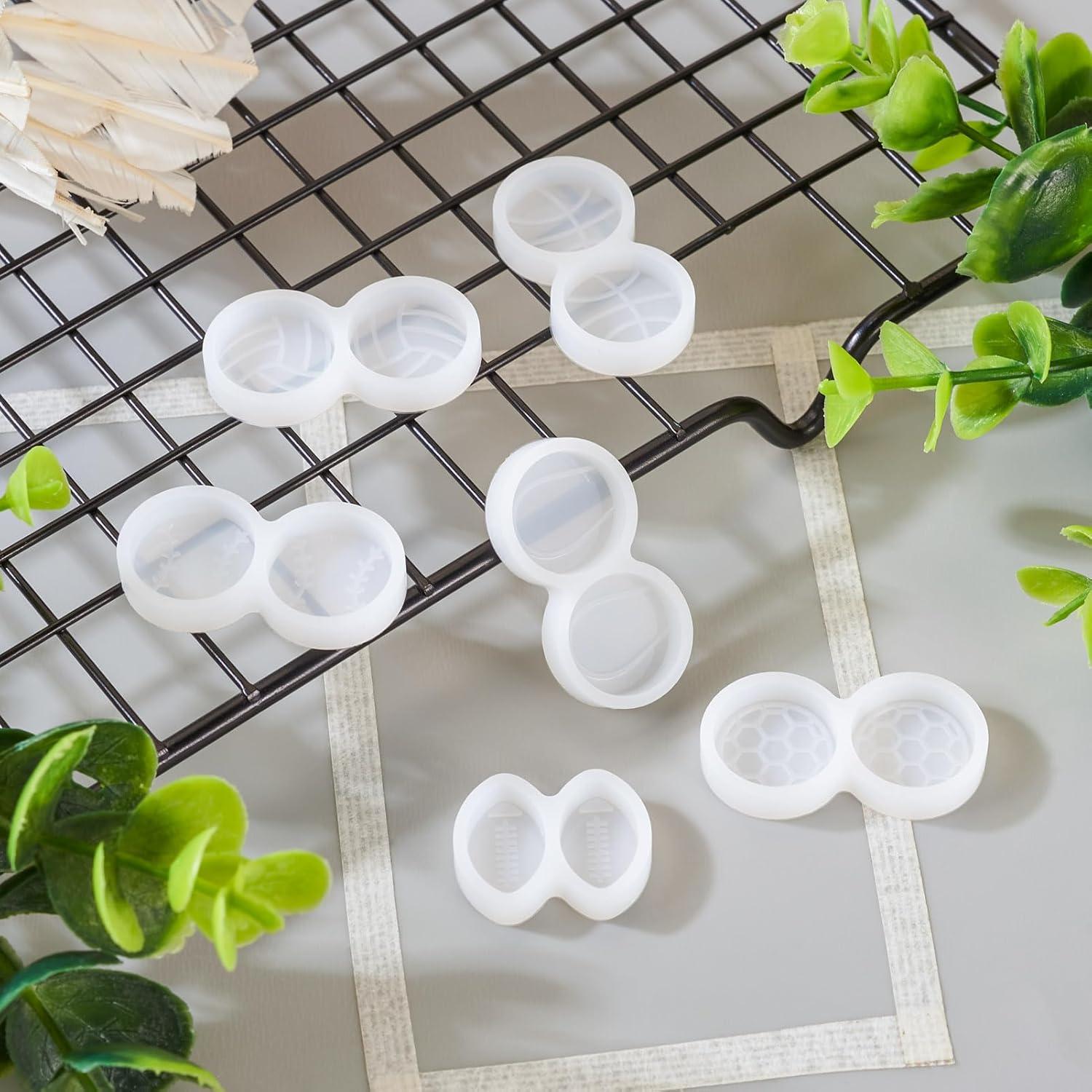 Moldes de Silicona Craftdady 6Pcs para Balones Deportivos