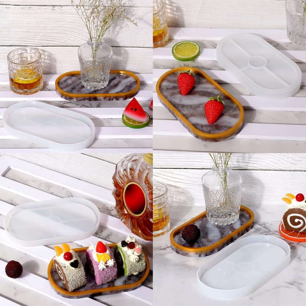 Molde de Silicona Ovalado Grande Thinslimer 3 Piezas DIY