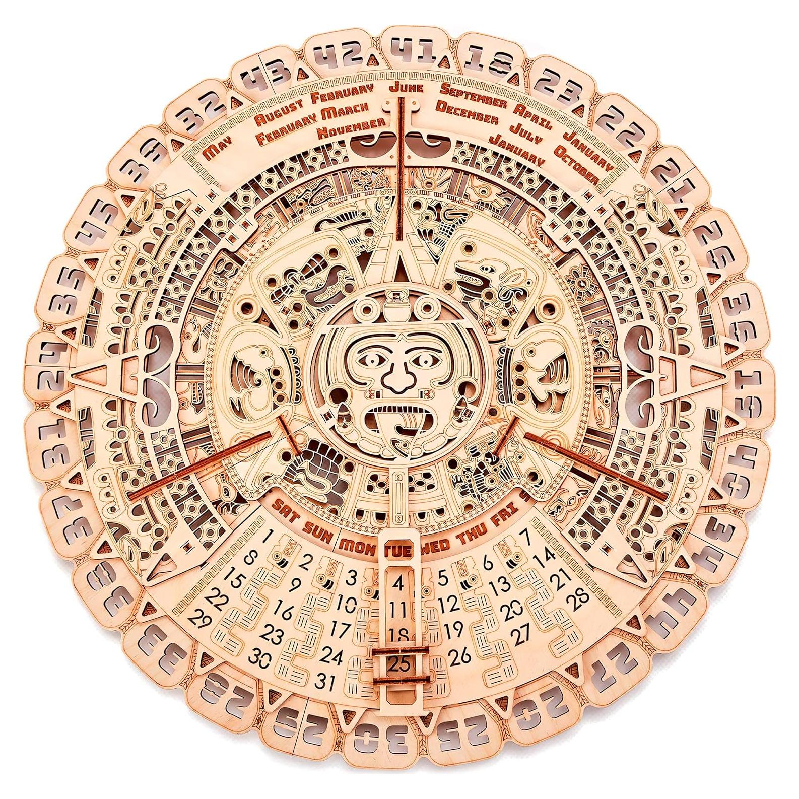 Calendario Maya de Madera Wood Trick - Rompecabezas 3D 40.9 cm