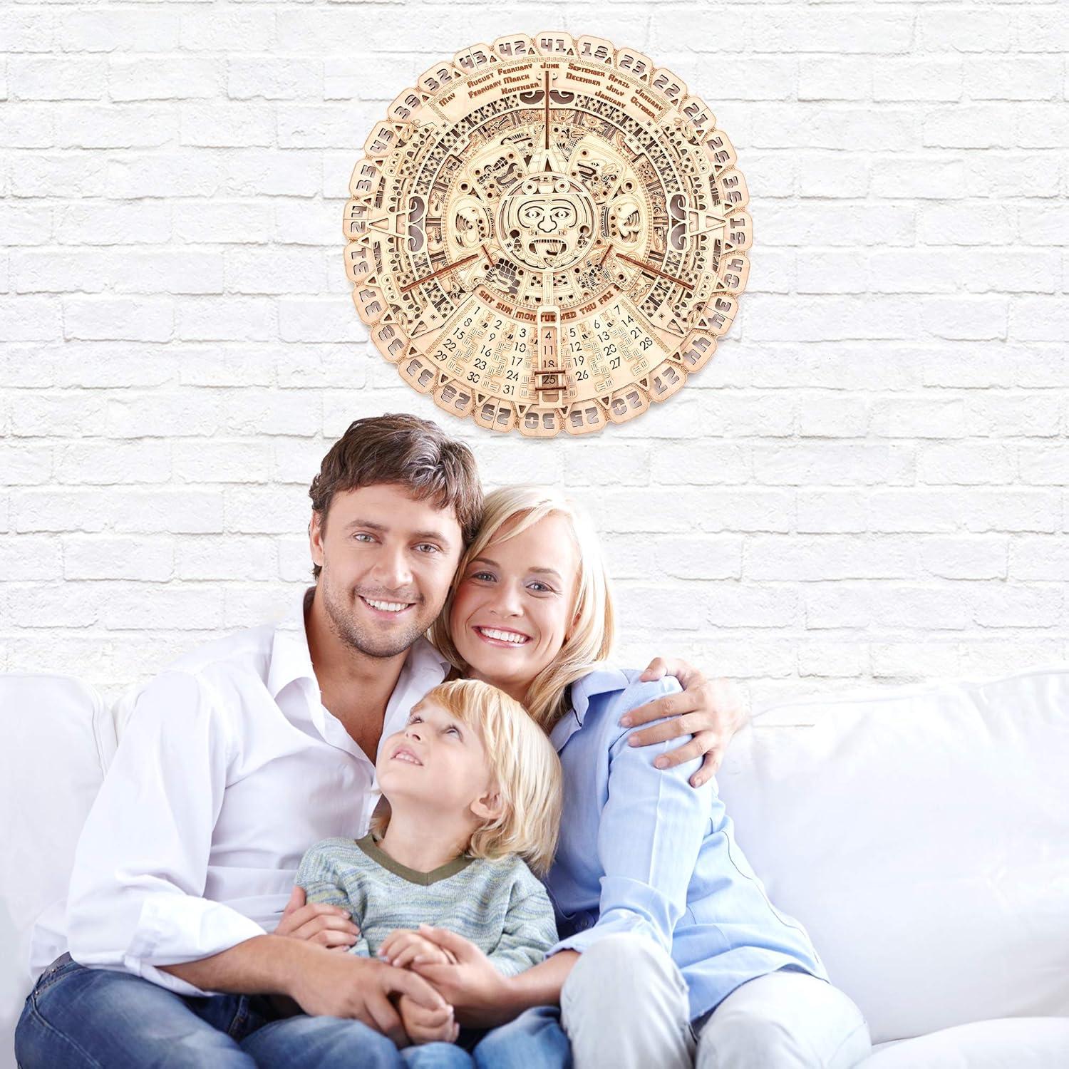 Calendario Maya de Madera Wood Trick - Rompecabezas 3D 40.9 cm