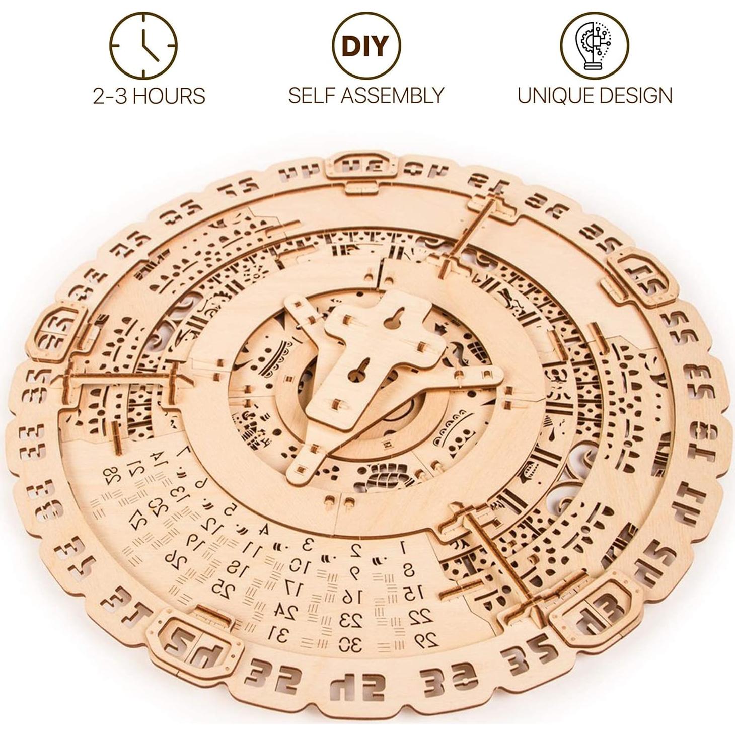 Calendario Maya de Madera Wood Trick - Rompecabezas 3D 40.9 cm