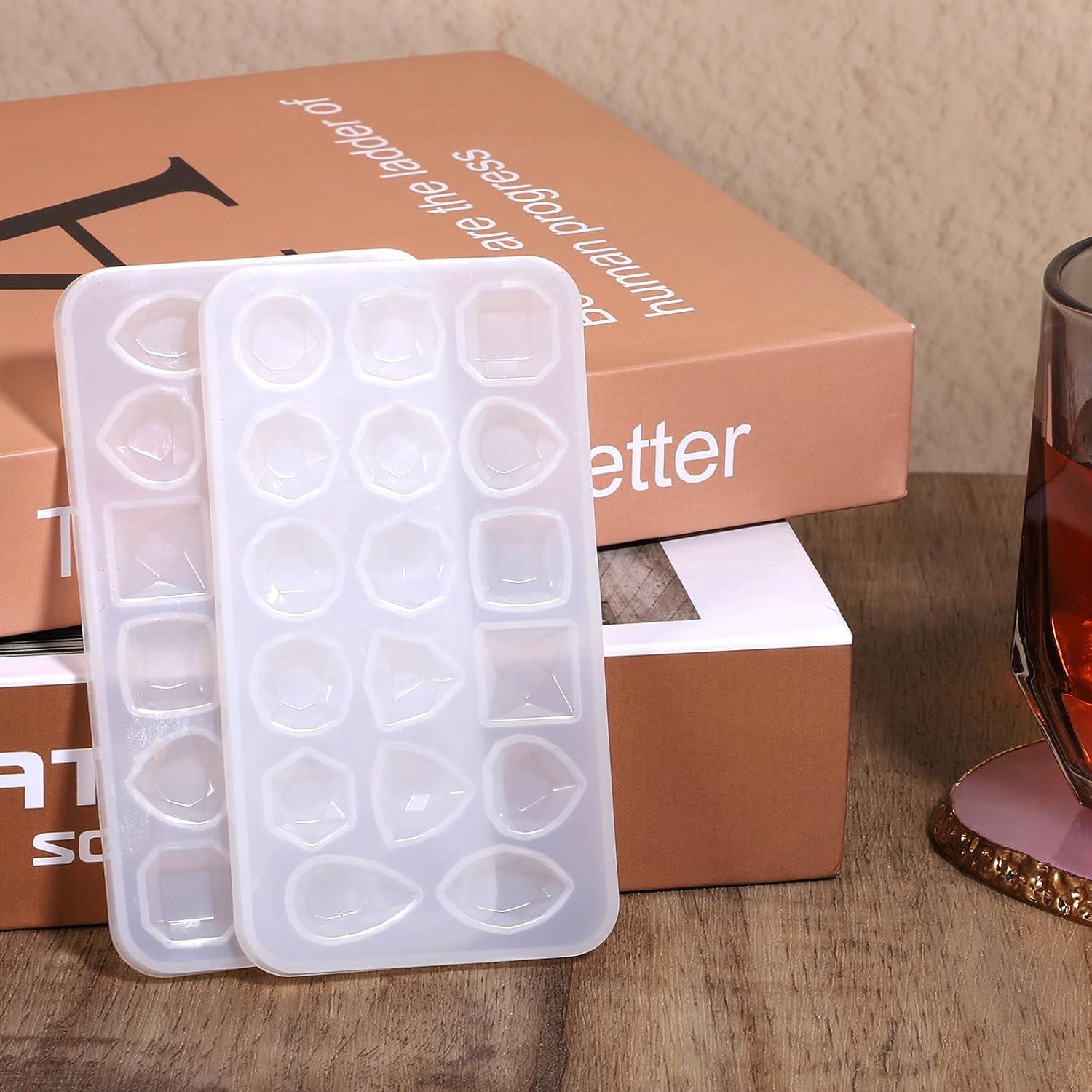 Juego de 4 Moldes de Silicona para Joyería Exclaith 11x6.2cm