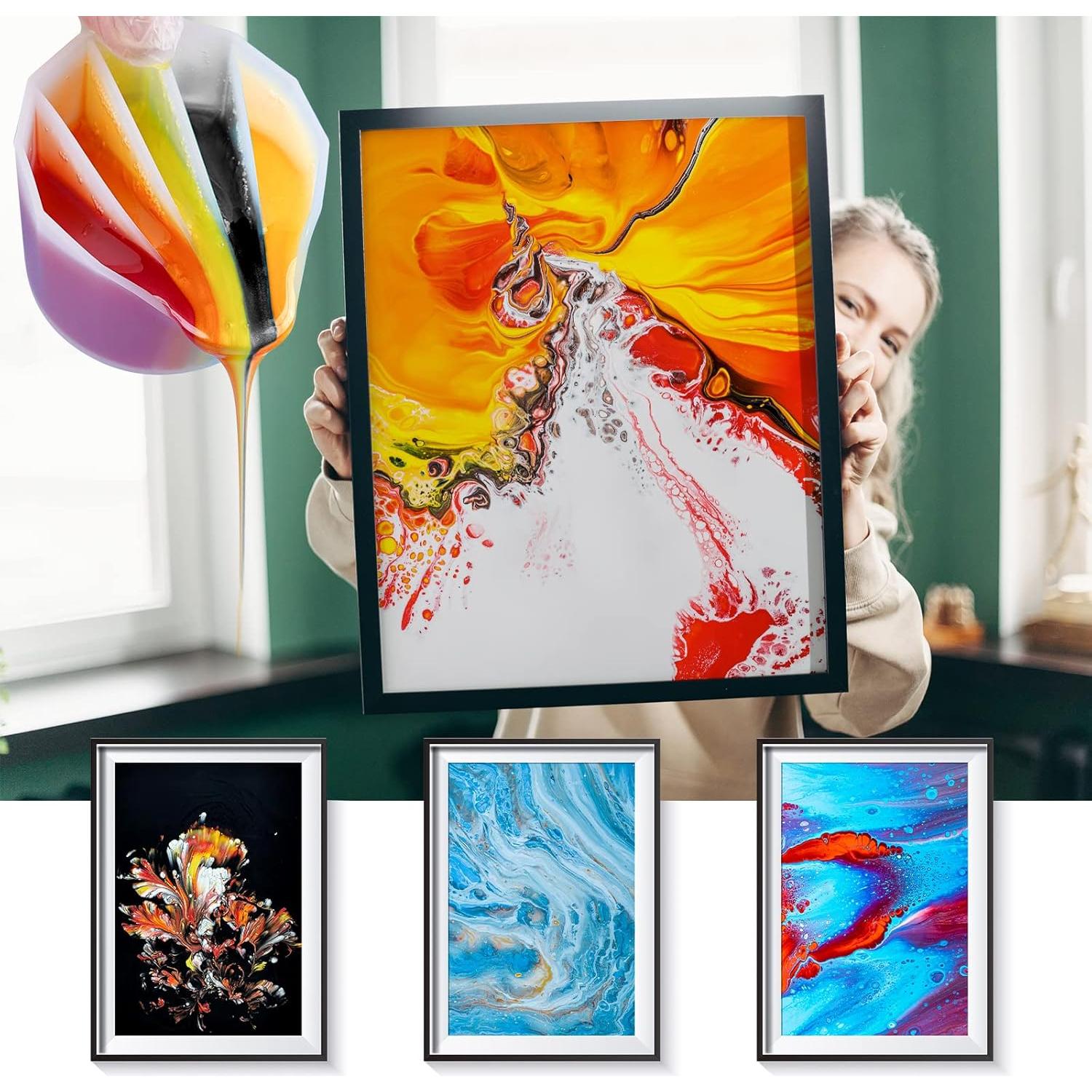 Tazas de Silicona Divididas LET'S RESIN 4 Piezas 450ml