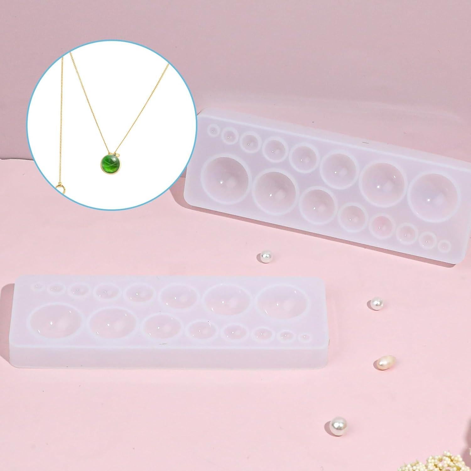 Molde de Silicona Redondo InnoHHustle 2 Pcs para Joyería