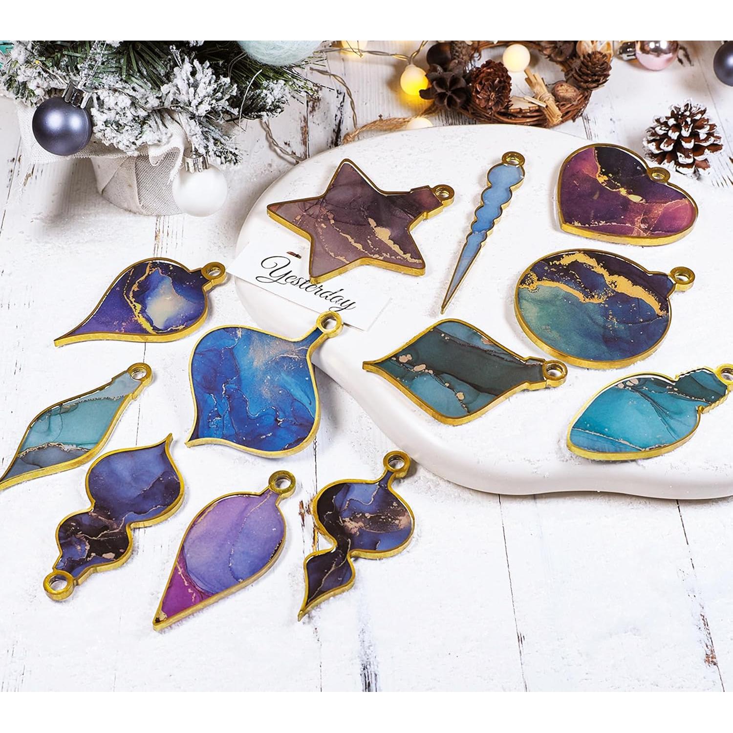 Moldes de Silicona de Resina Navidad Wehous 2 Piezas