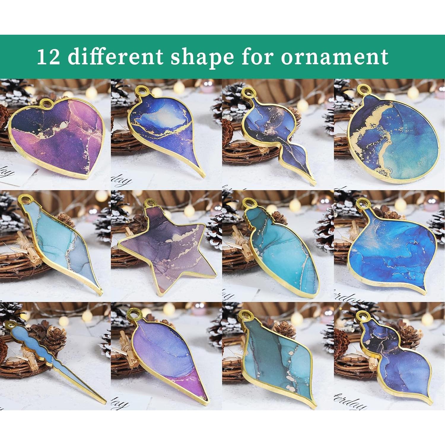 Moldes de Silicona de Resina Navidad Wehous 2 Piezas