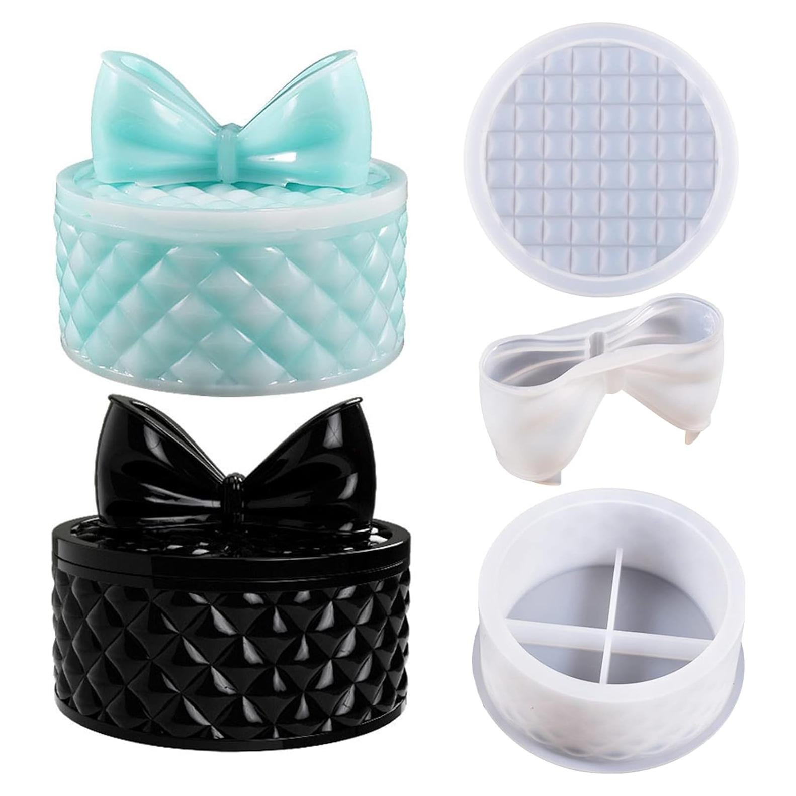 Molde de Silicona Redondo para Caja de Joyería Kunyeah