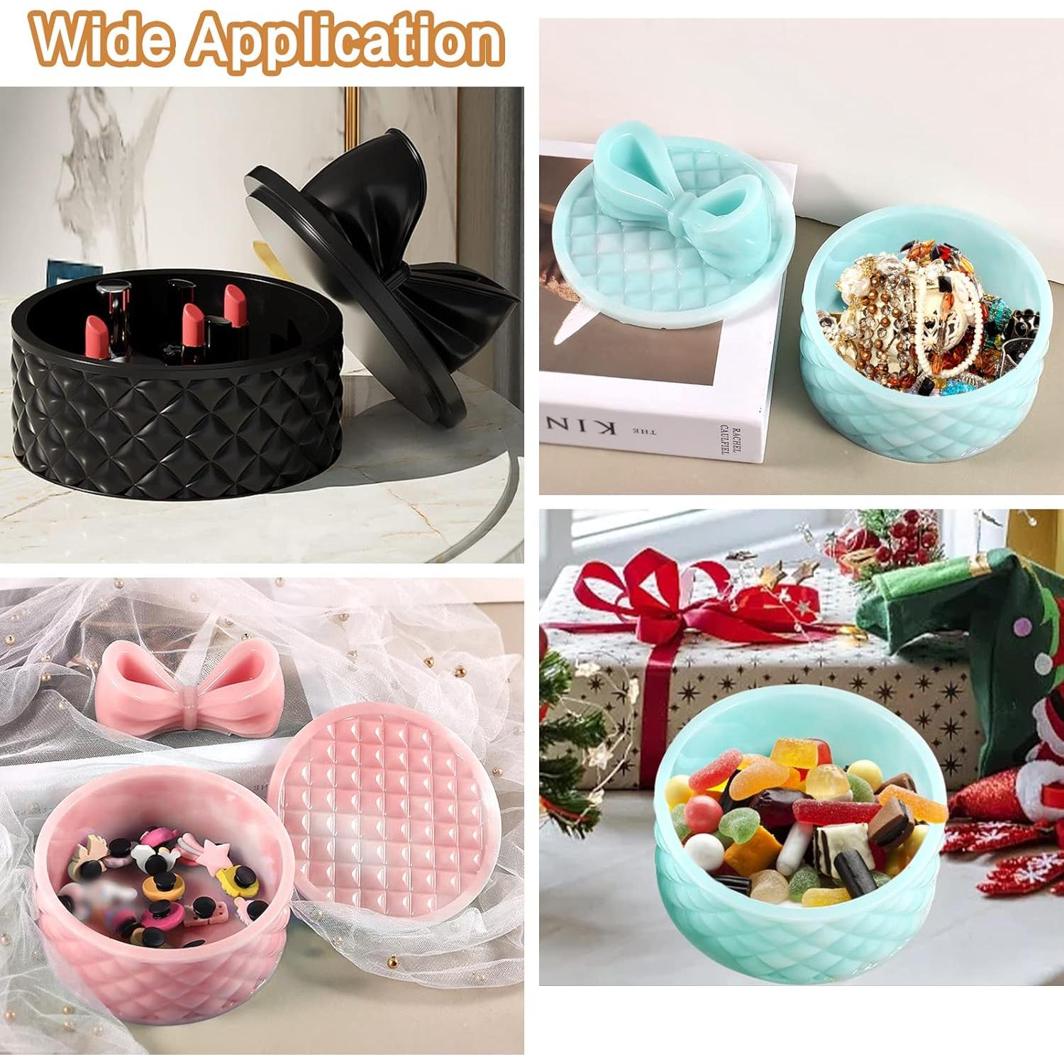 Molde de Silicona Redondo para Caja de Joyería Kunyeah