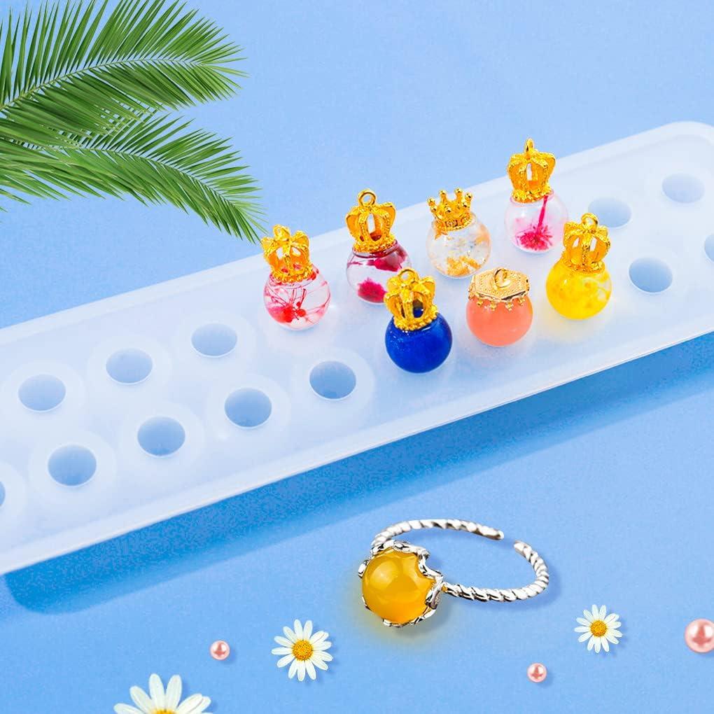 Molde de Resina Esférica FineInno, 1 Molde para Joyería