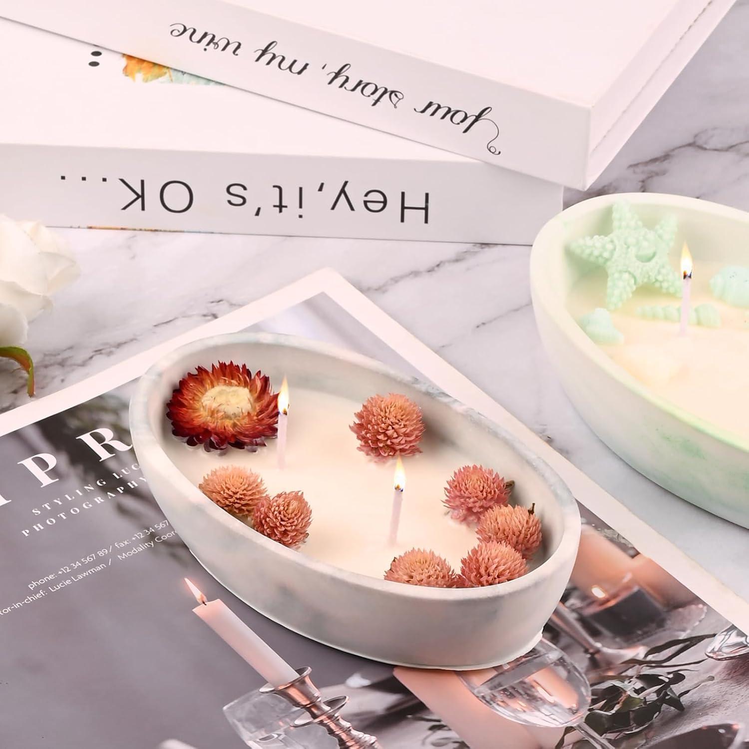 Molde de Silicona Ovalado Actvty para Resina - 2 Piezas