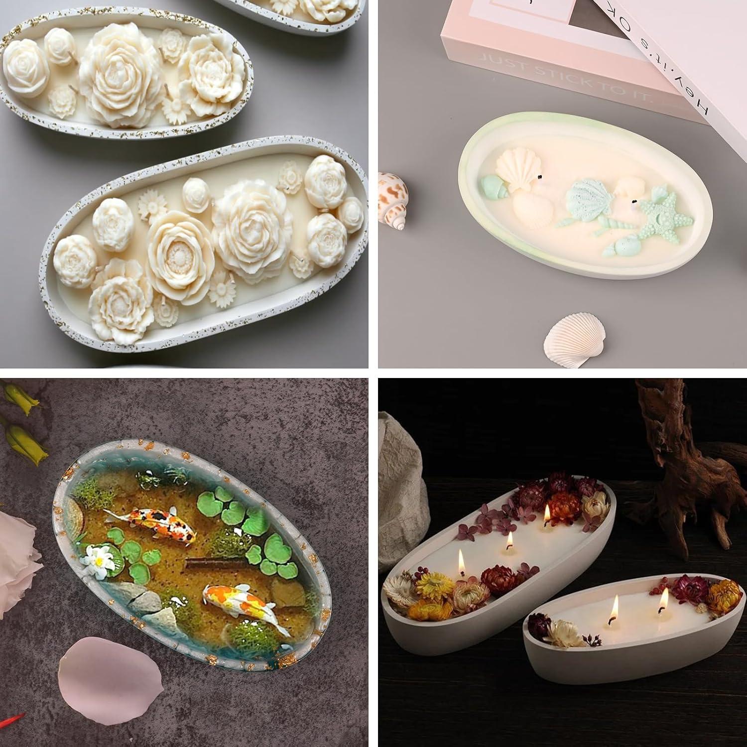 Molde de Silicona Ovalado Actvty para Resina - 2 Piezas