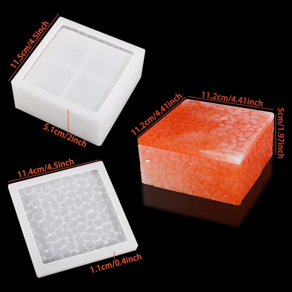 Caja de Almacenamiento de Silicona FineInno 11.5x11.5cm Apilable