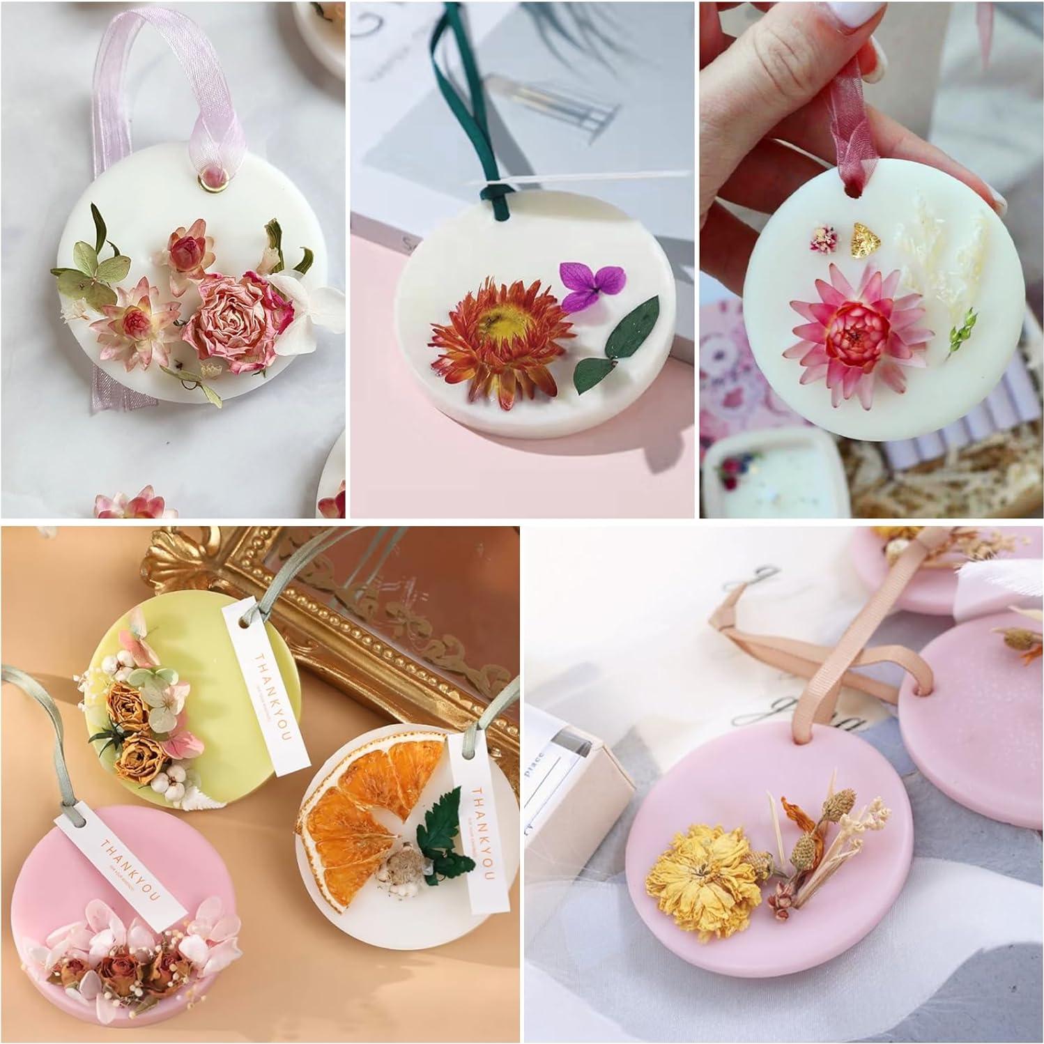 Moldes de Silicona Redondos MEMOVAN para Resina - 3 Piezas