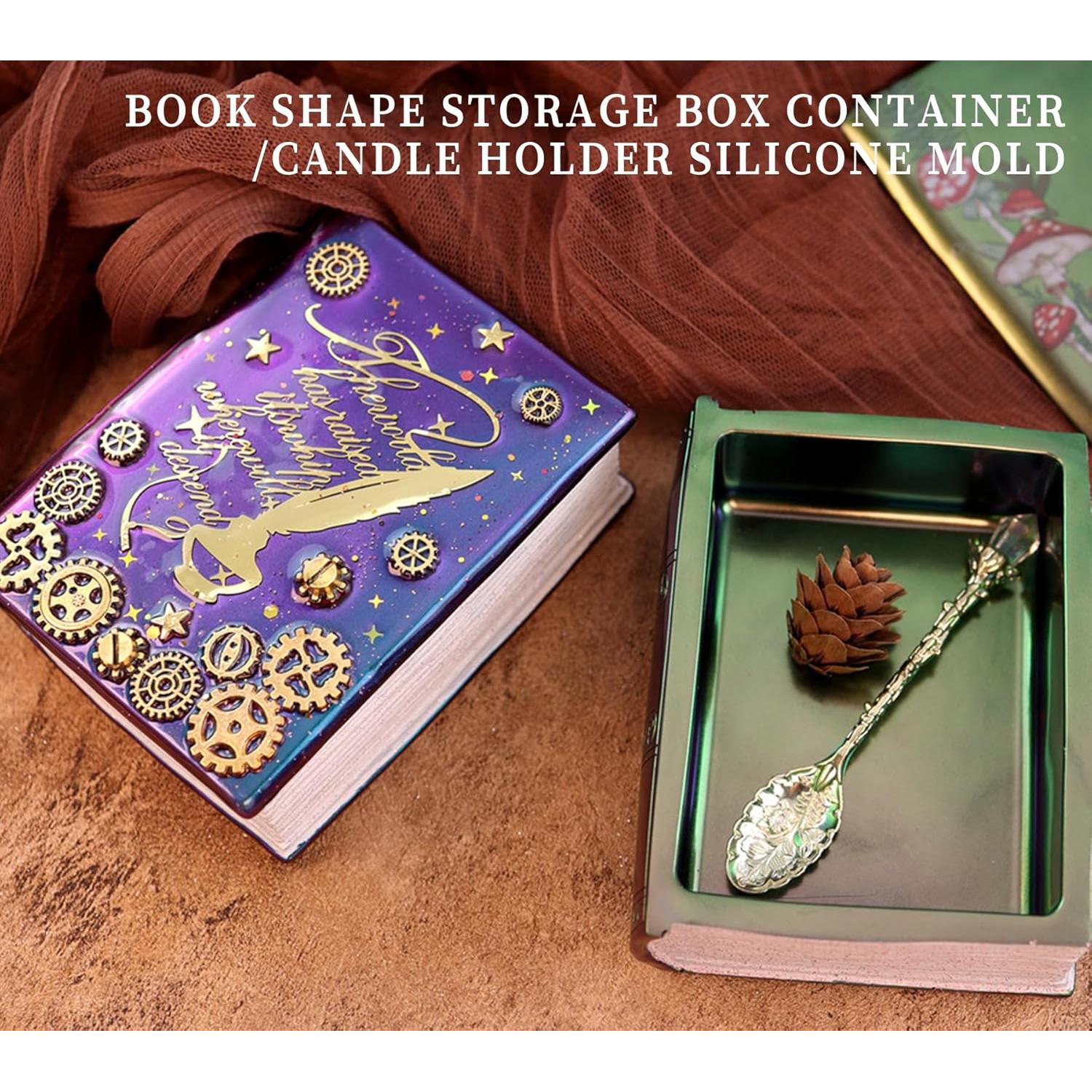 Molde de Silicona Wehous para Caja de Libro 13.7x10.7cm