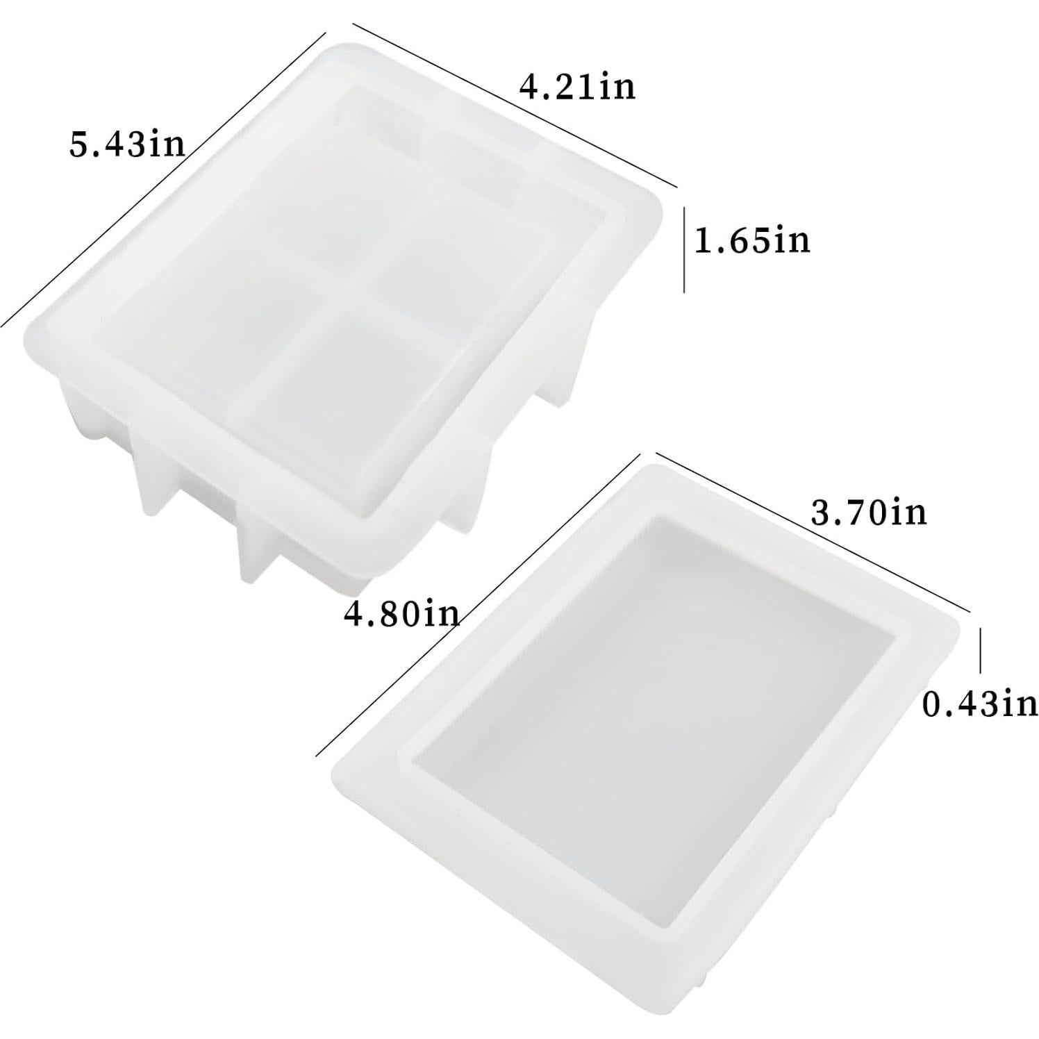 Molde de Silicona Wehous para Caja de Libro 13.7x10.7cm