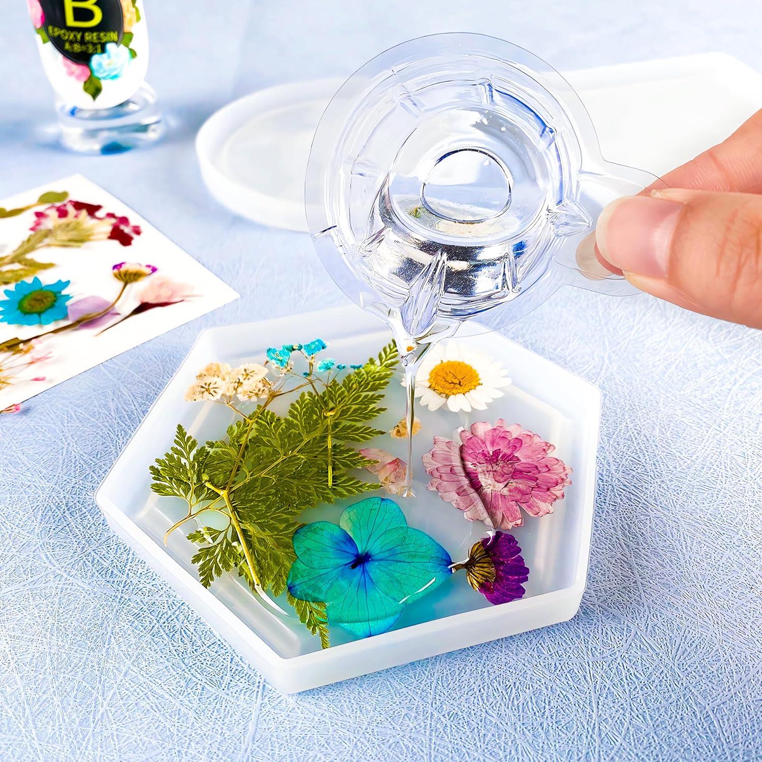 Kit de Moldes de Silicona para Posavasos RESIN GO - 8.13 cm