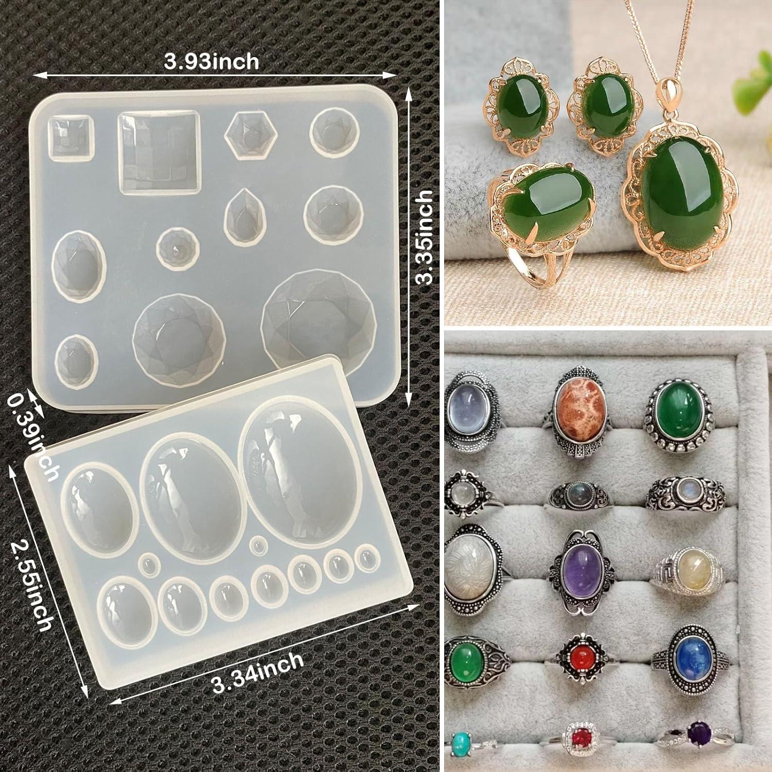 Molde de Silicona para Resina Szcelling 2Pcs 23 Cavidades