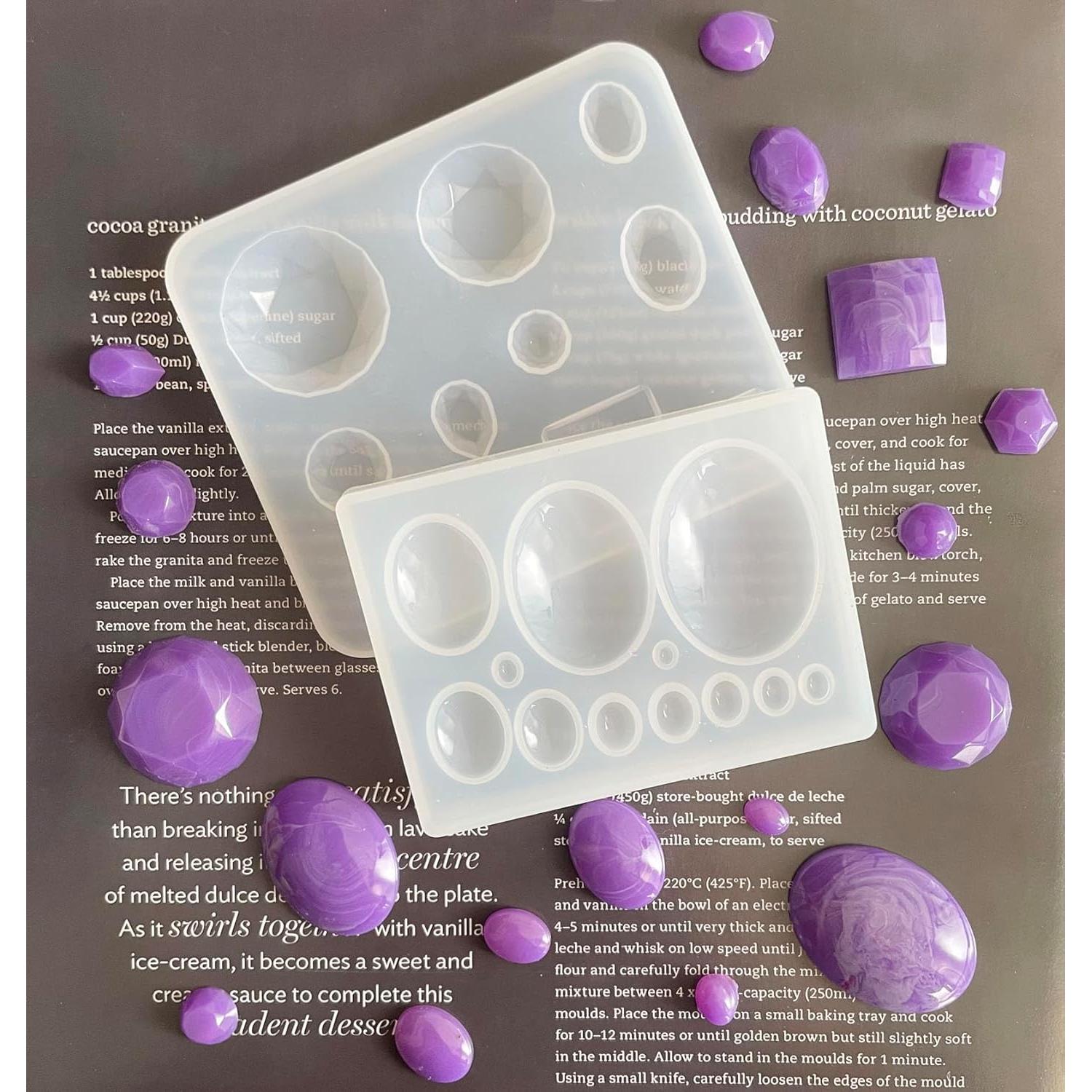 Molde de Silicona para Resina Szcelling 2Pcs 23 Cavidades