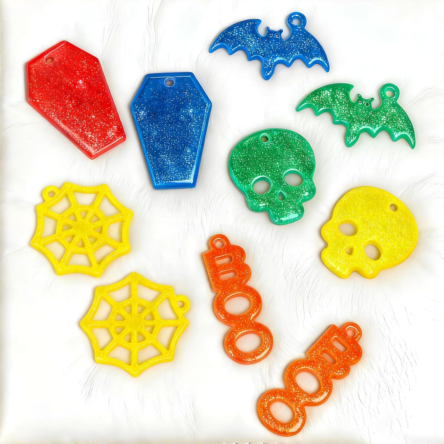 Moldes de Silicona Halloween Wehous 8 Piezas para Resina