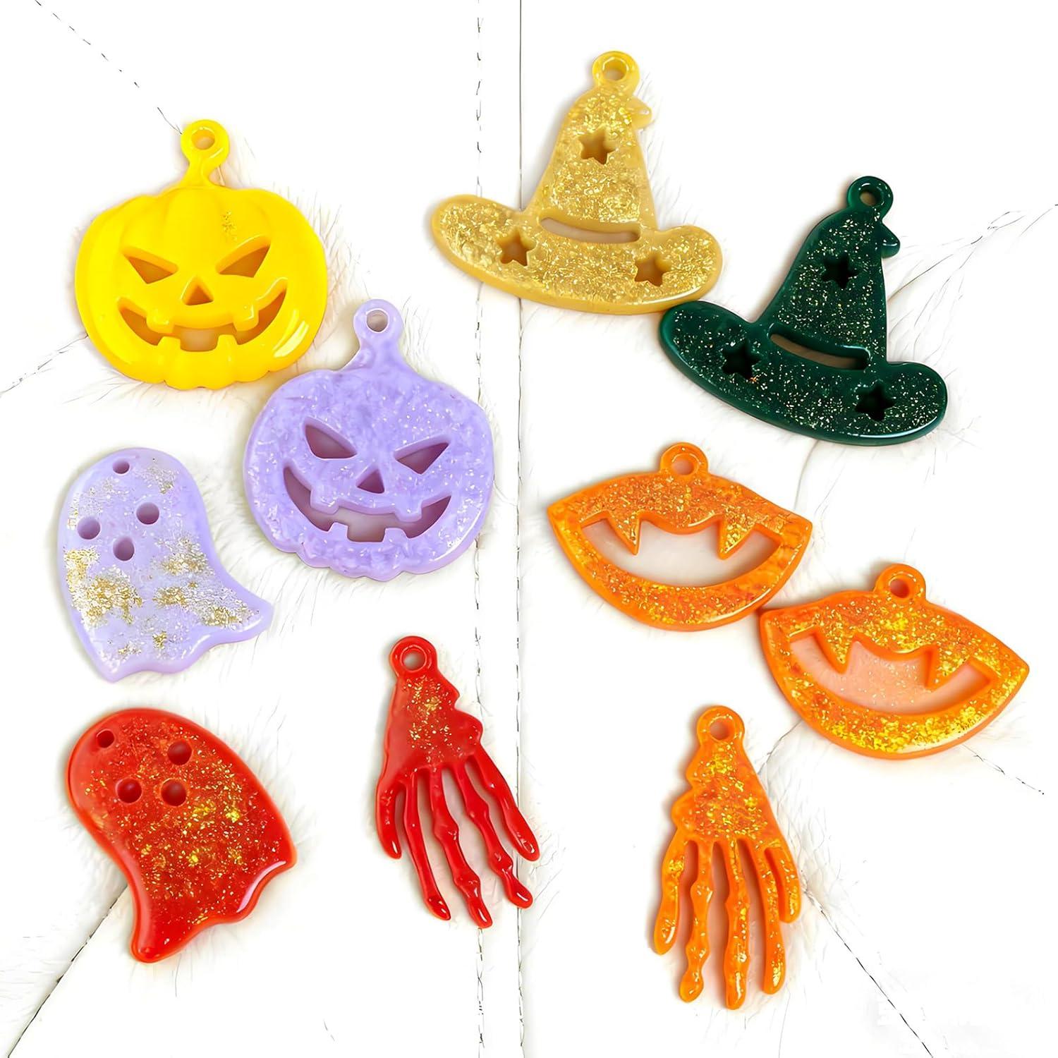 Moldes de Silicona Halloween Wehous 8 Piezas para Resina