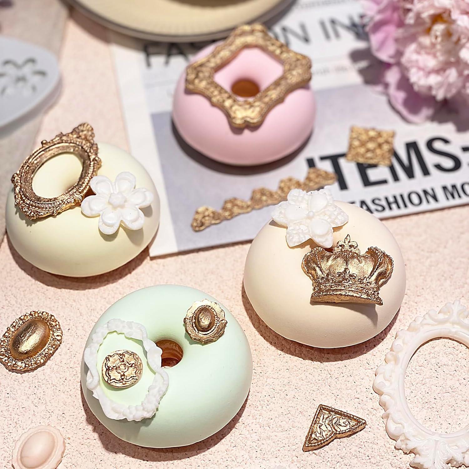 Molde de Silicona para Fondant Vintage 7 Piezas LLchunyun