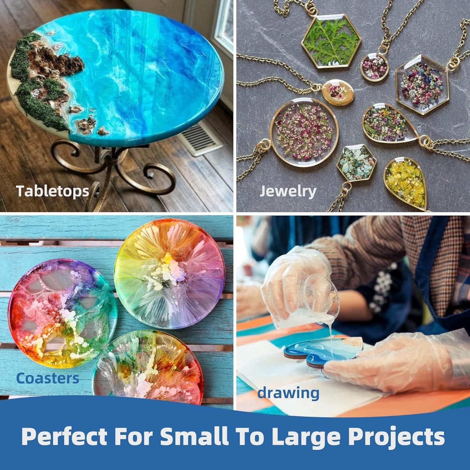 Kit de Resina Epoxi Cristalina TAKIMO 68oz - Sin Burbujas