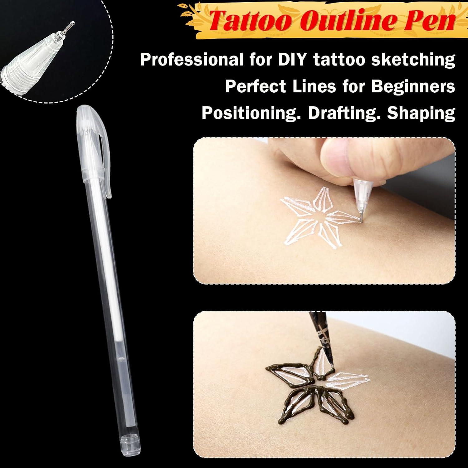 Kit de Tatuajes Temporales InkForge 8 Piezas 4 Colores