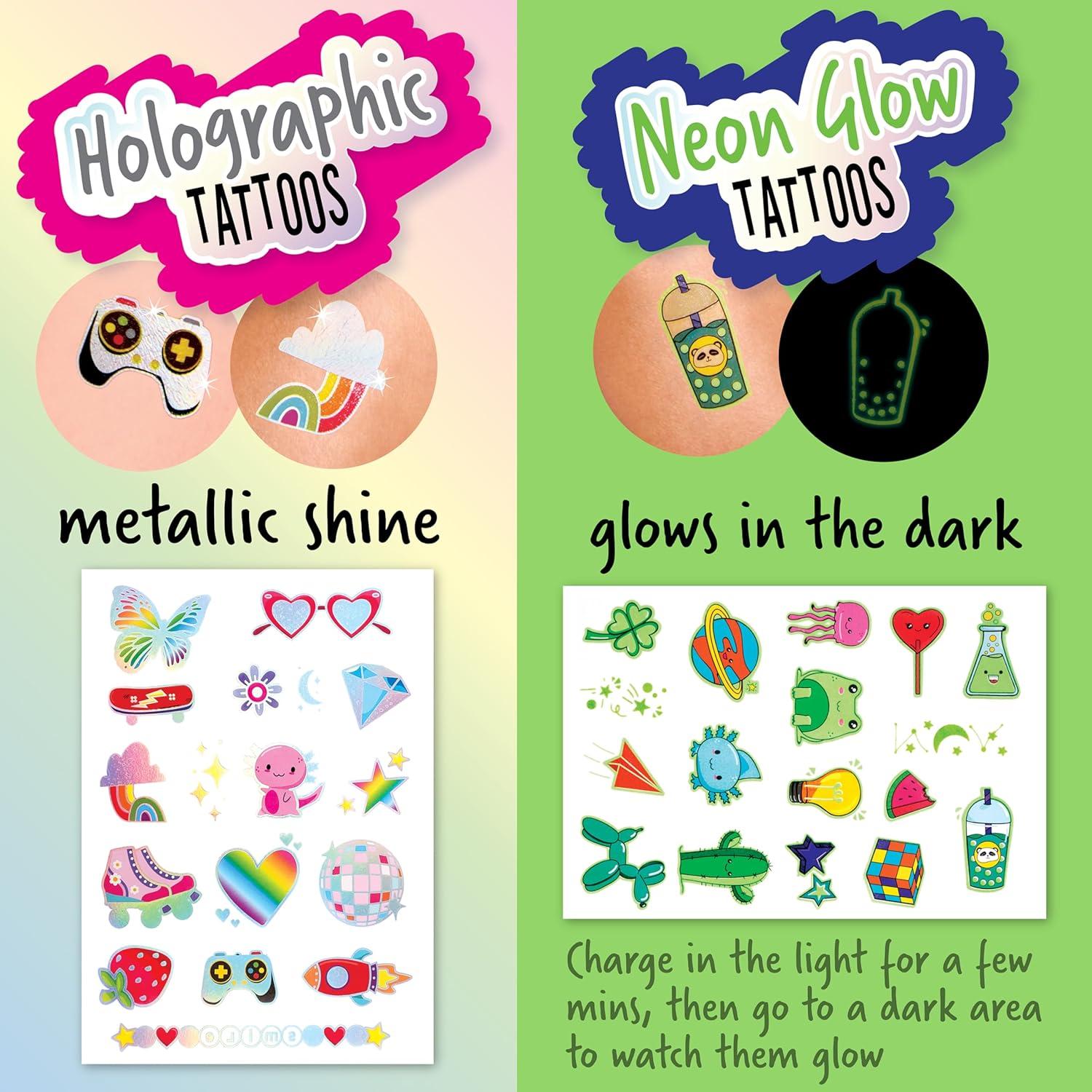 Kit de Tatuajes Temporales Creativity for Kids - 8 Marcadores DIY