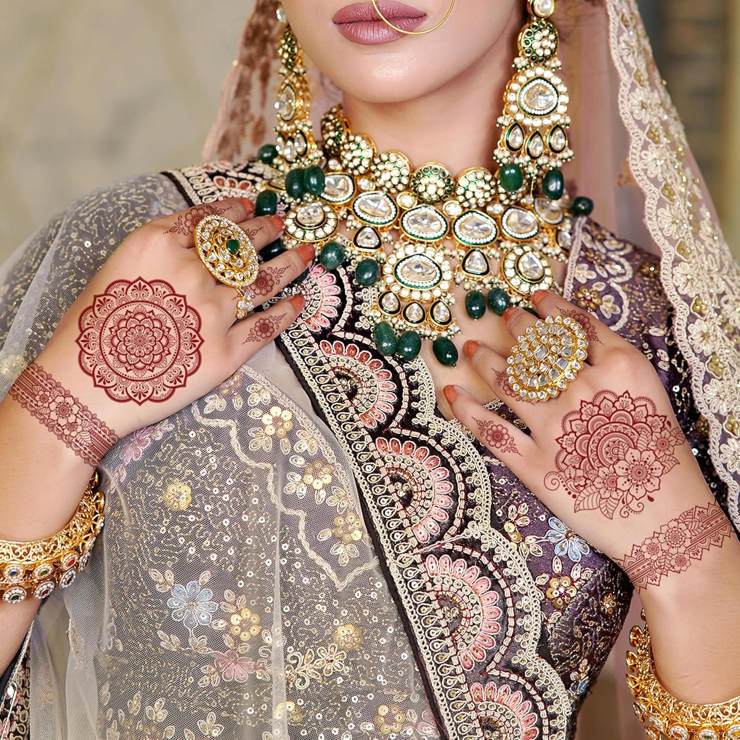 Kit de Tatuajes Temporales ChurlChurl - 9 Hojas Impermeables