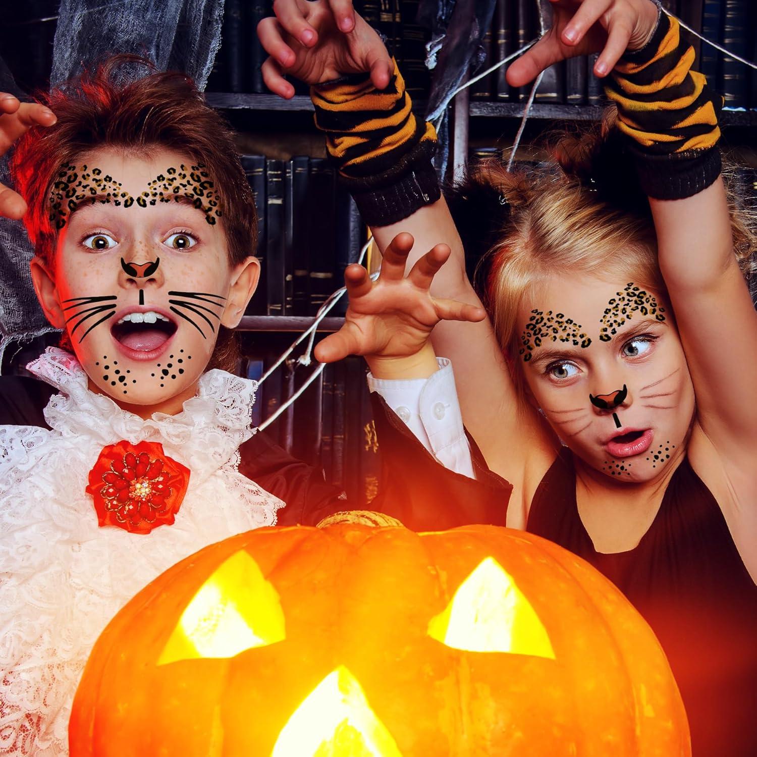 Tatuajes Temporales de Leopardo KOTBS - 6 Piezas Realistas