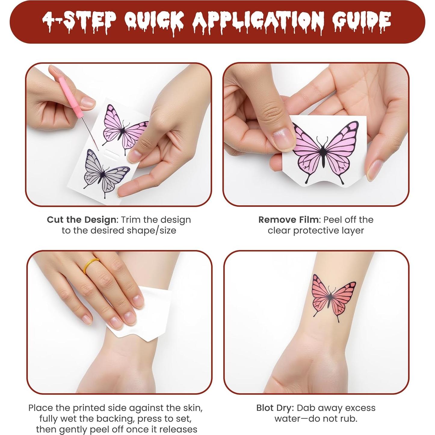 Kit de Calcomanías de Cara de Esqueleto Halloween BESTOCEAN