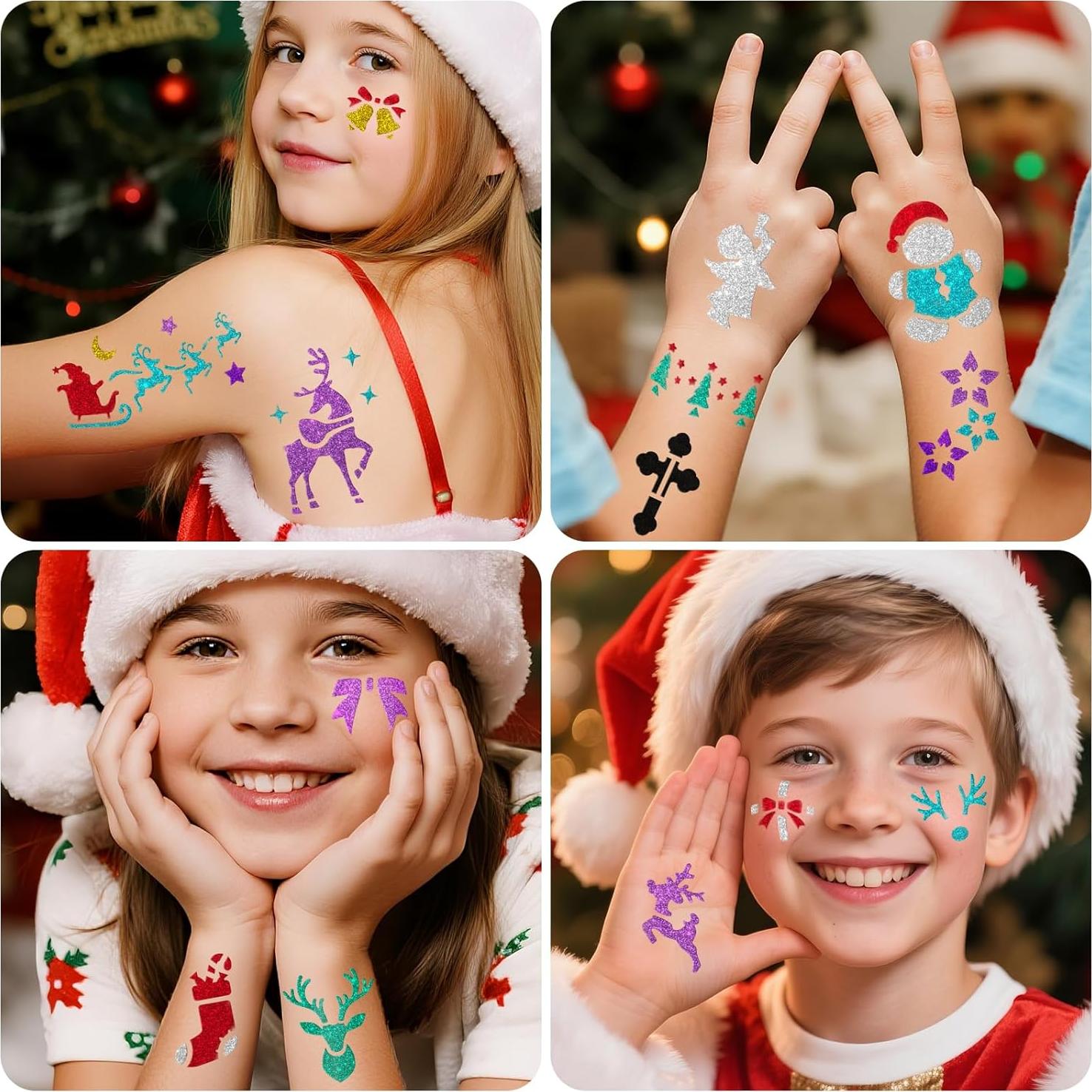 Marcadores de Tatuajes Temporales BASIFA - 8 Colores + 158 Plantillas