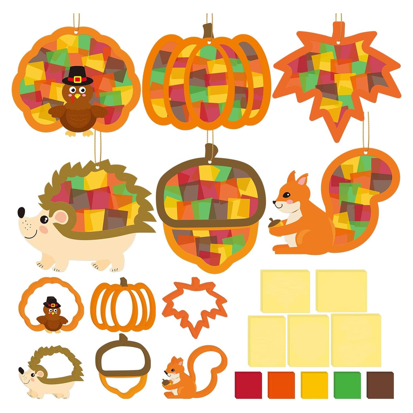 Kit de Manualidades de Otoño AUGTHEEP - 24 Piezas DIY