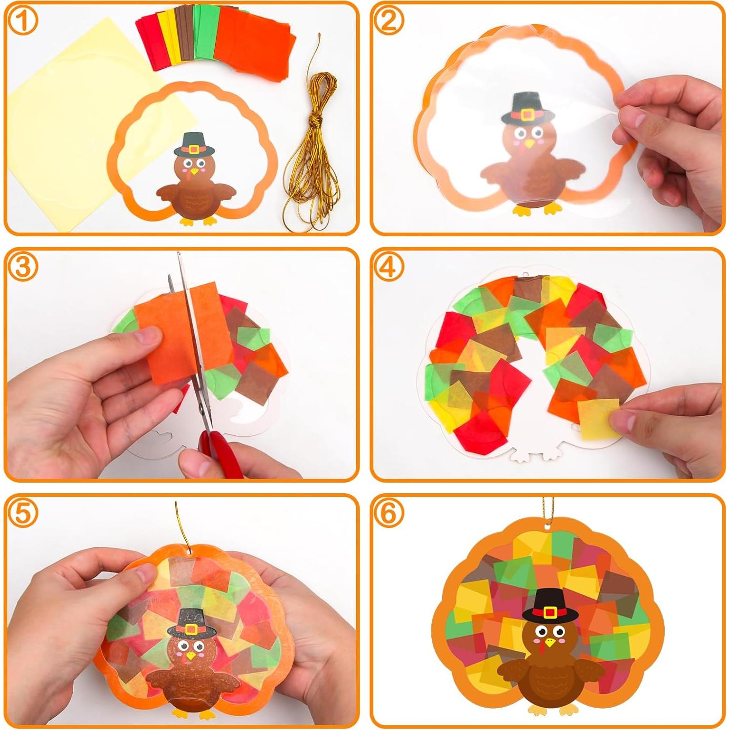 Kit de Manualidades de Otoño AUGTHEEP - 24 Piezas DIY