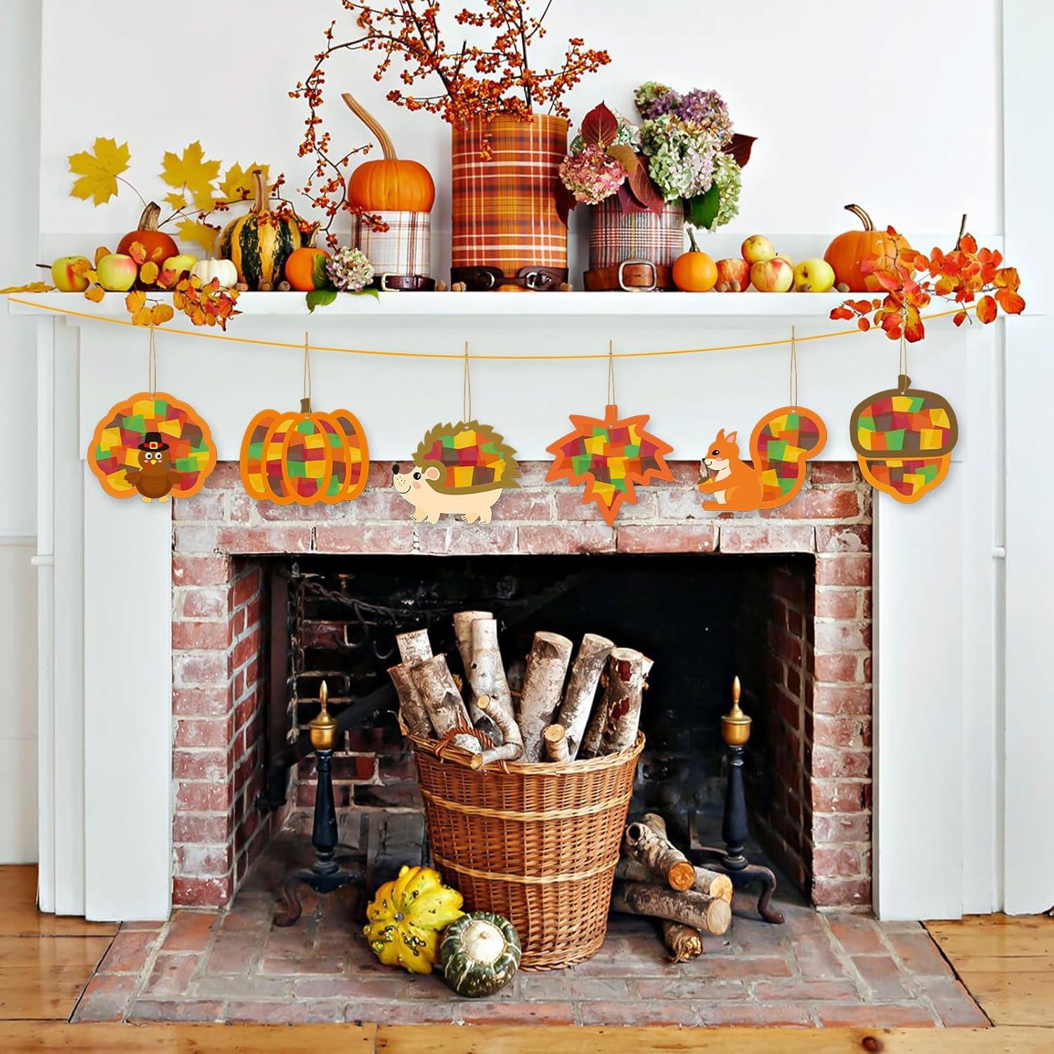 Kit de Manualidades de Otoño AUGTHEEP - 24 Piezas DIY