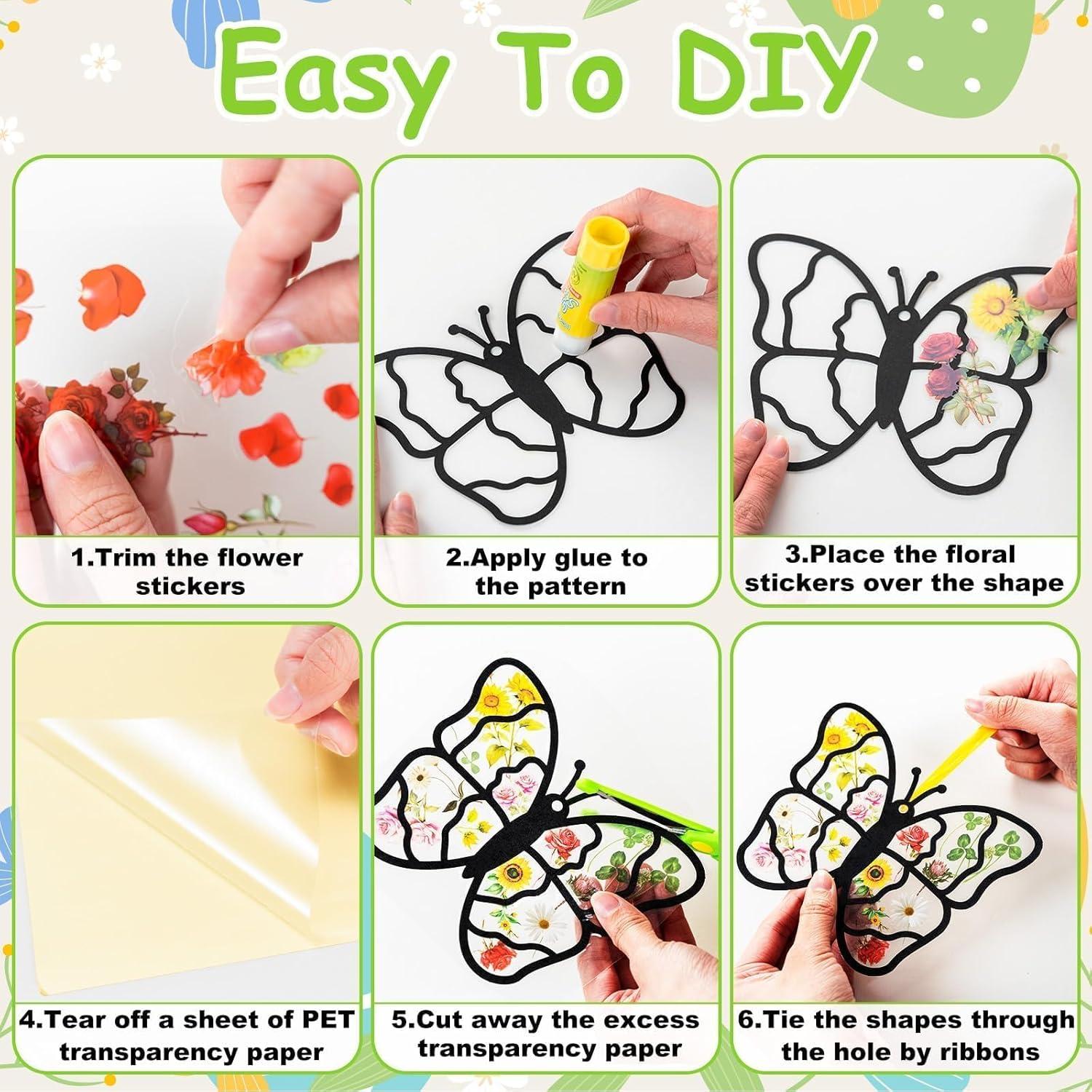 Kit de Manualidades EggSun Mariposas Atrapa Rayos 9 Diseños