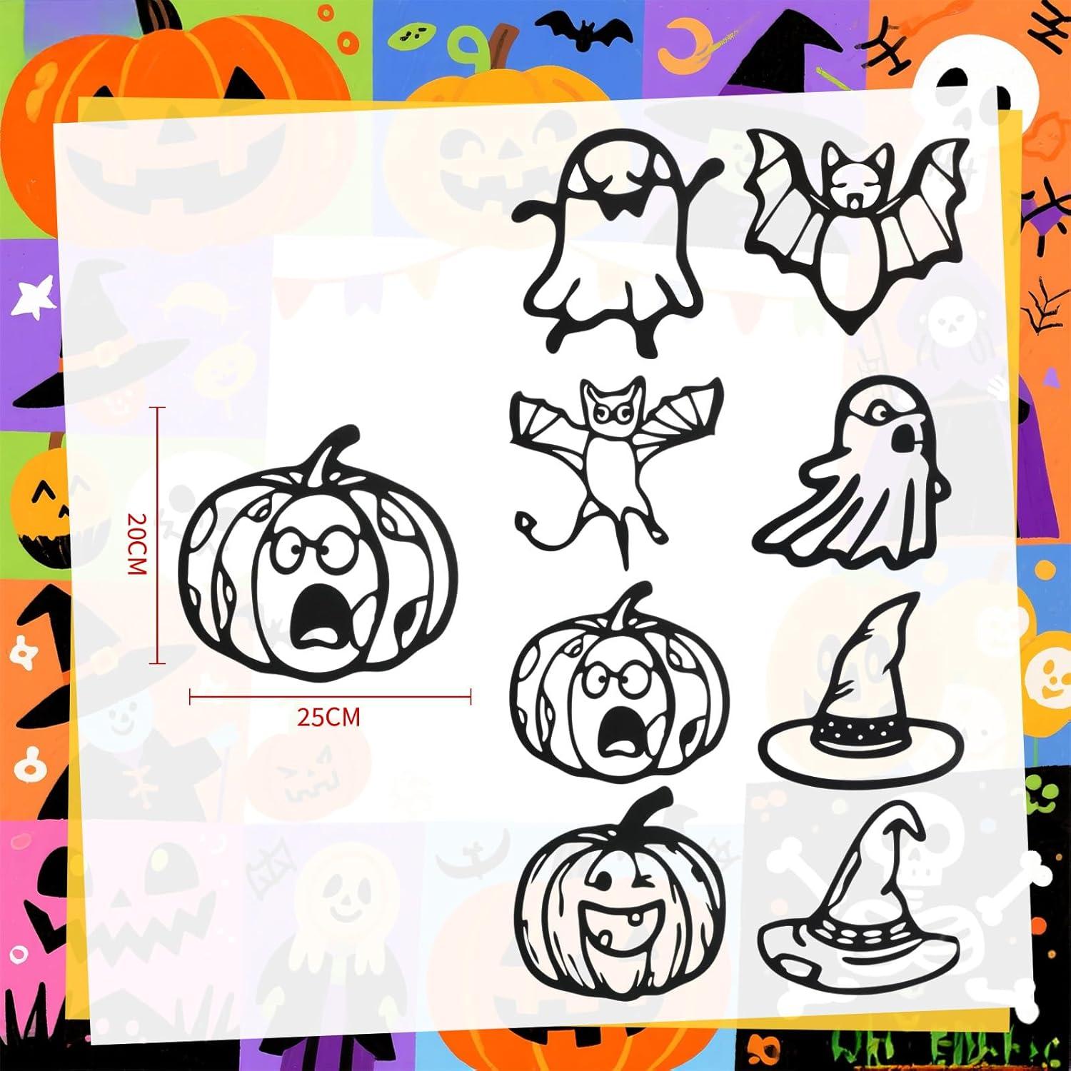 Kit de Manualidades Halloween Marspark 32 Piezas Suncatcher