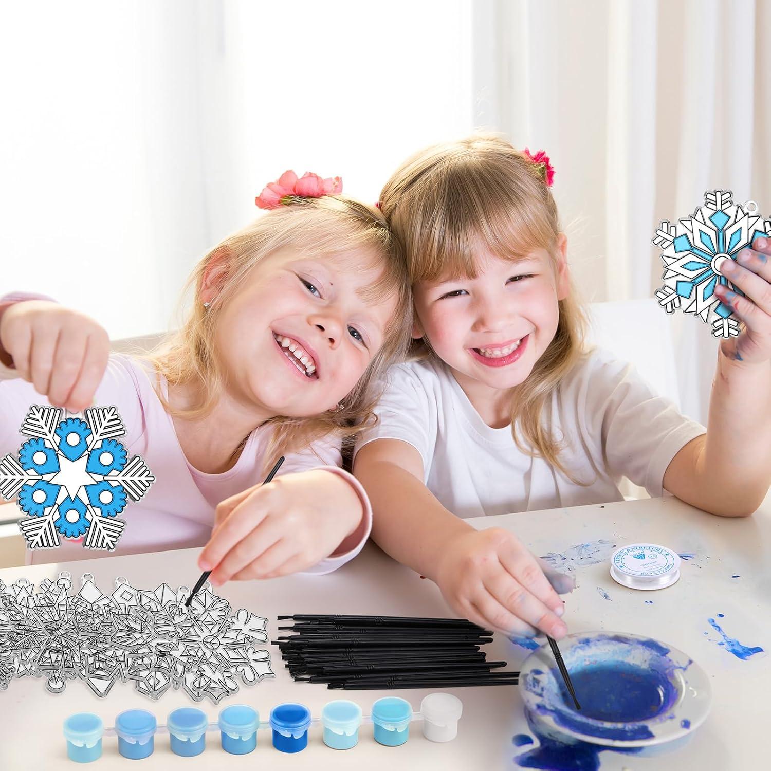 Kit de Manualidades Poen 28 Atrapasoles Copo de Nieve DIY