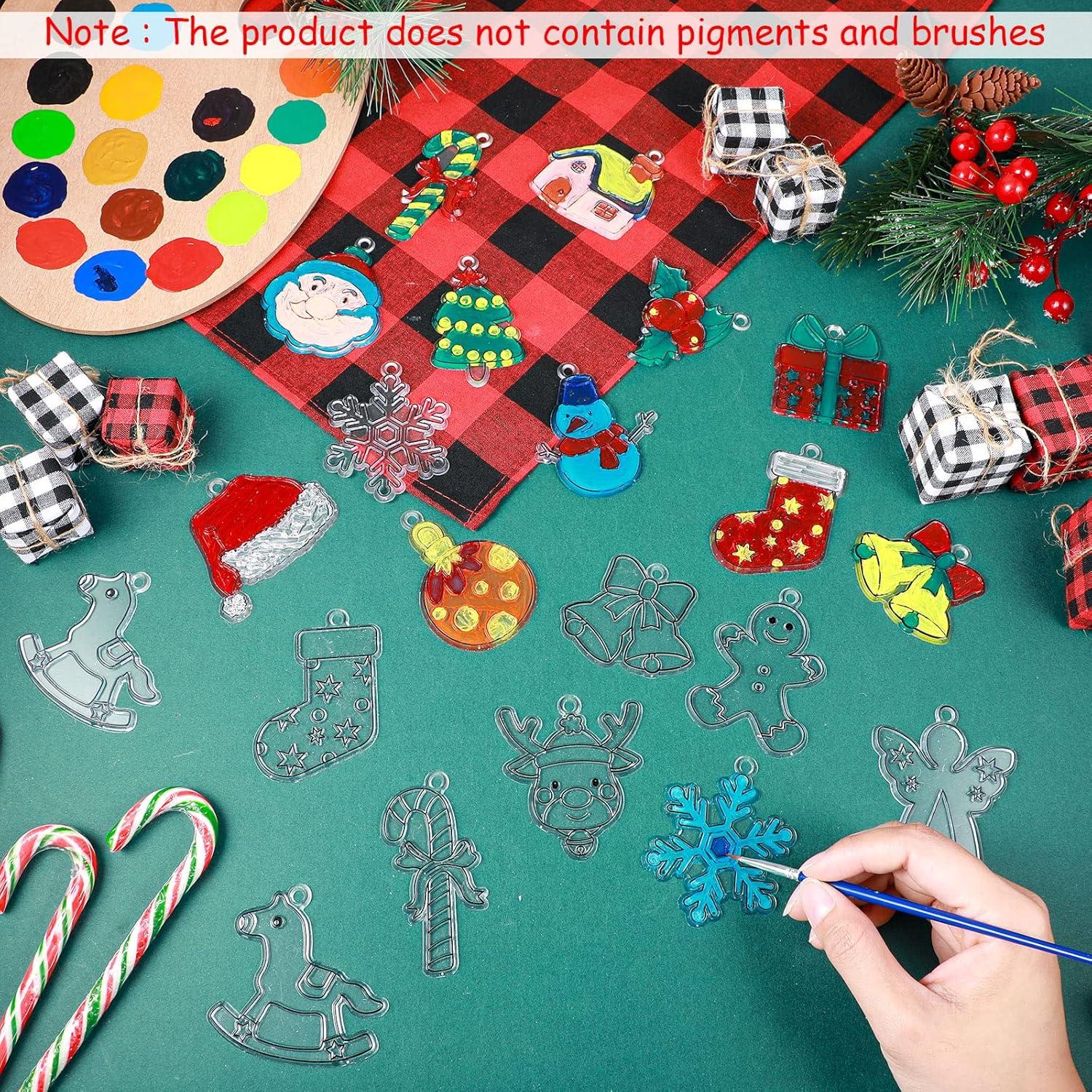 Kit de Manualidades Sratte 72 Piezas Navidad Suncatcher