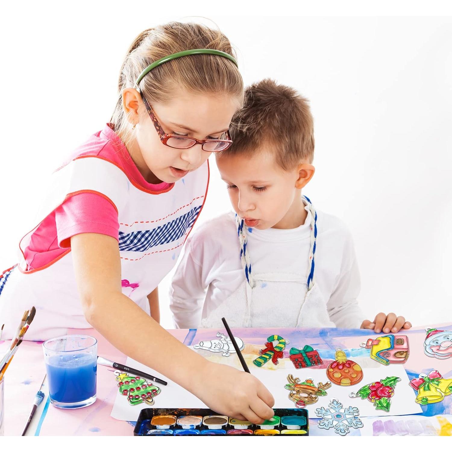 Kit de Manualidades Sratte 72 Piezas Navidad Suncatcher