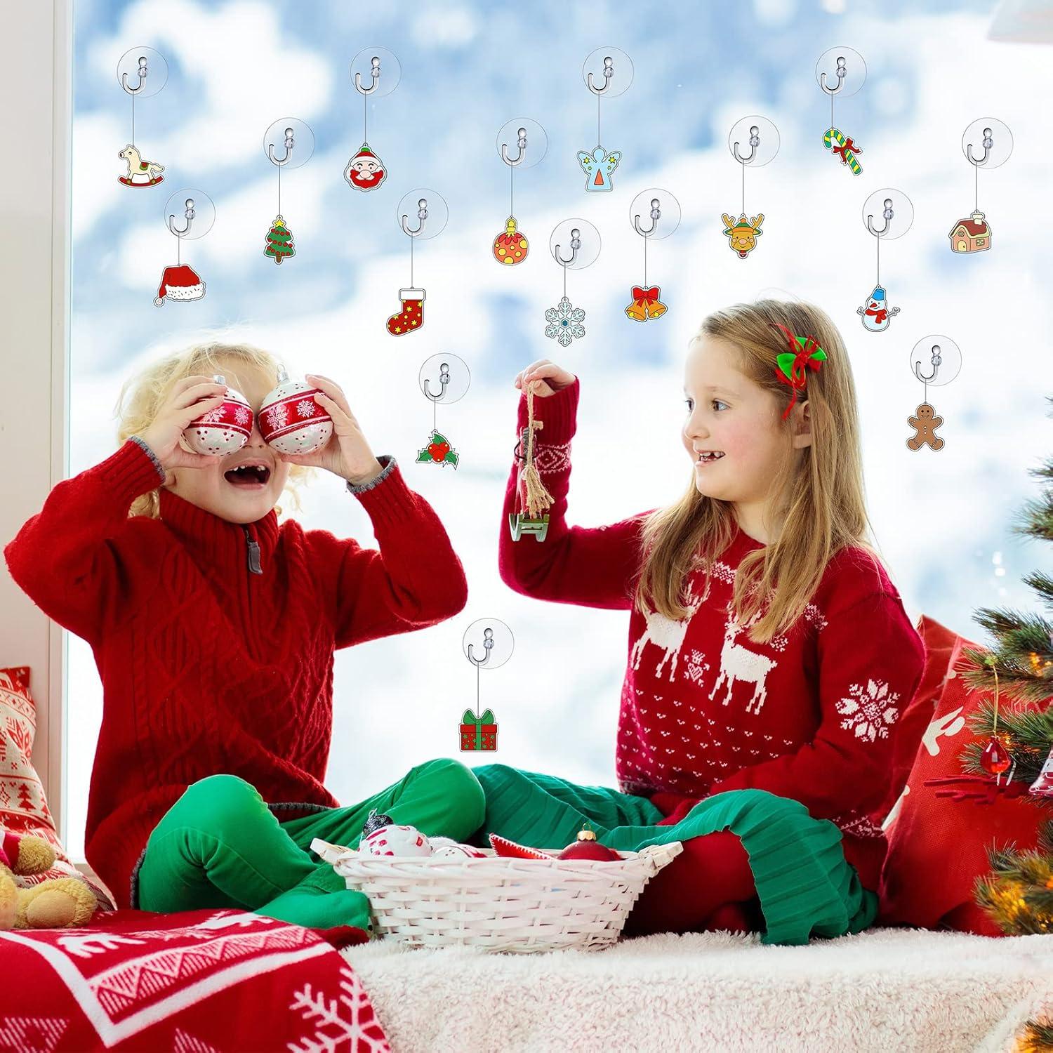 Kit de Manualidades Sratte 72 Piezas Navidad Suncatcher