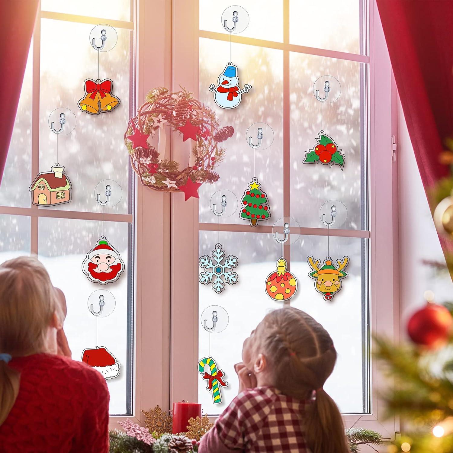 Kit de Manualidades Sratte 72 Piezas Navidad Suncatcher