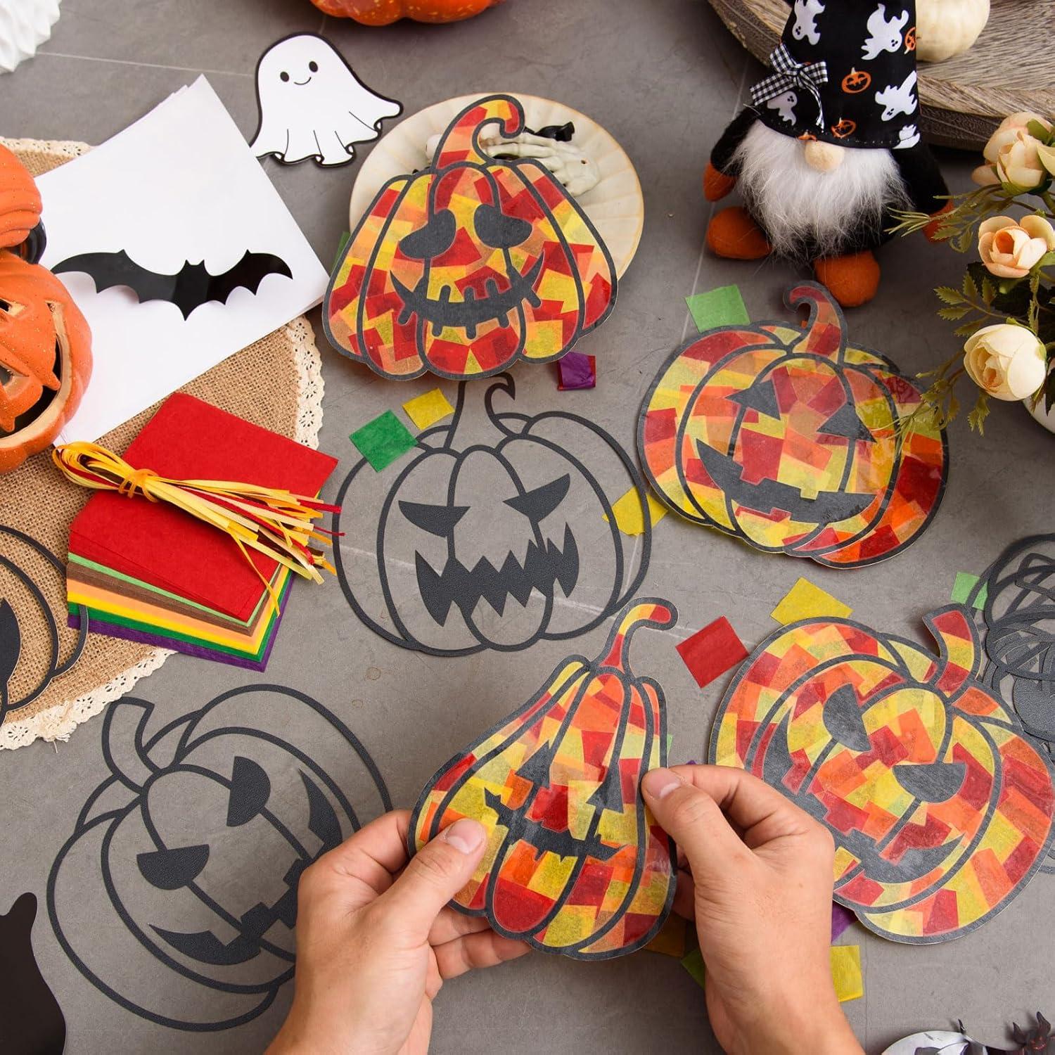 Kit de Manualidades de Calabaza MixTeach - 32 Piezas DIY Halloween